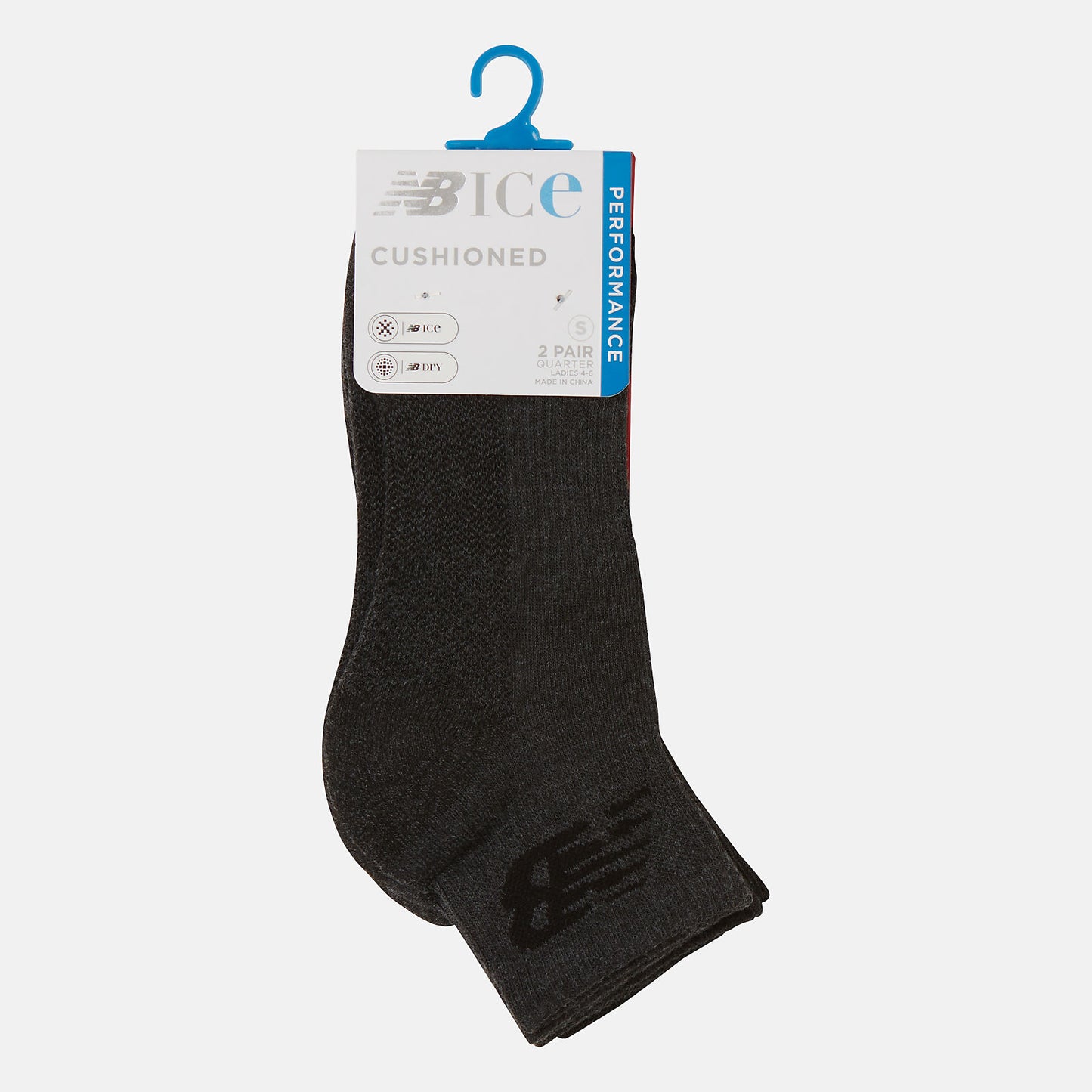 New Balance Online - Cooling Cushion Performance Quarter Socks 2 Pair