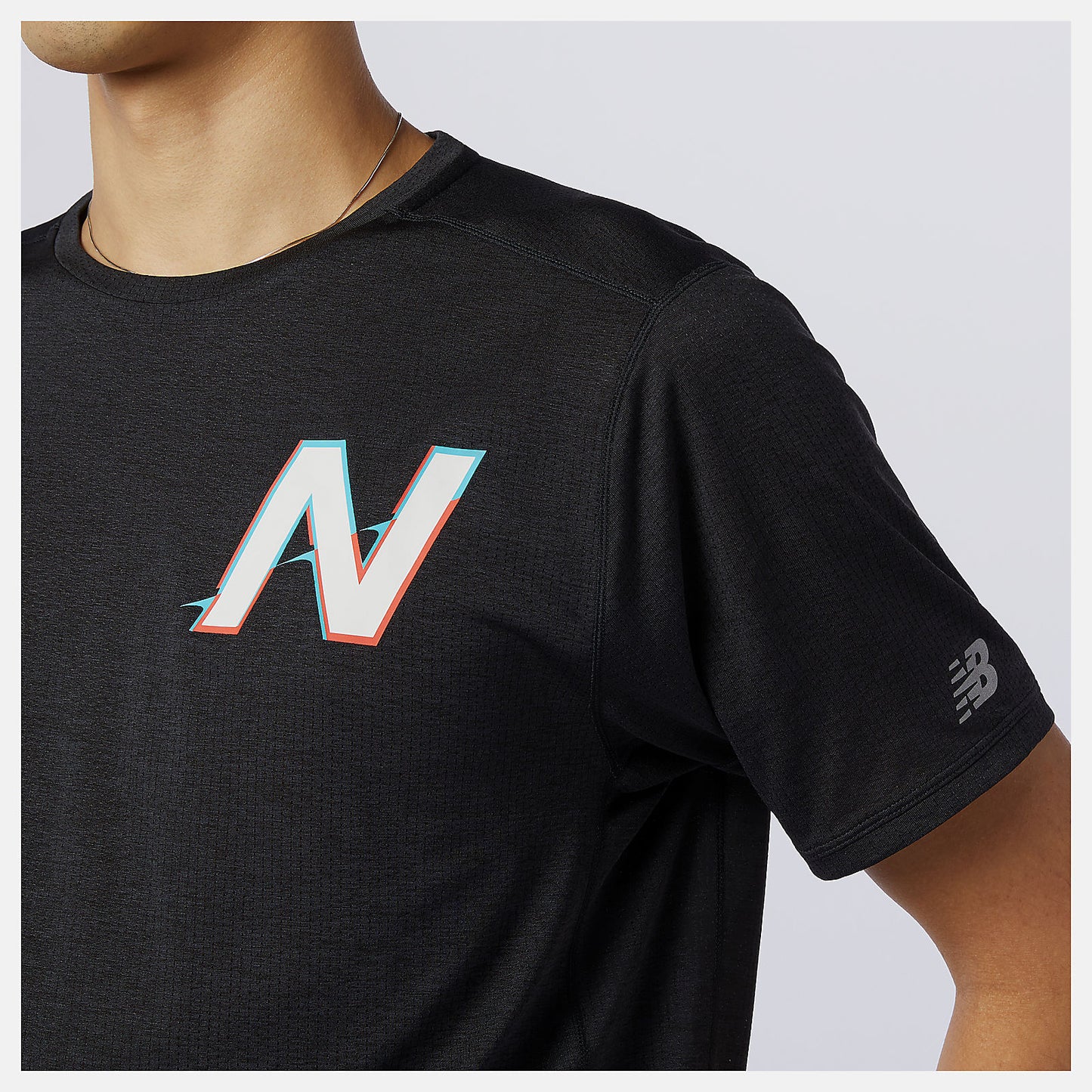 New Balance Online - Printed Impact Run Short Sleeve