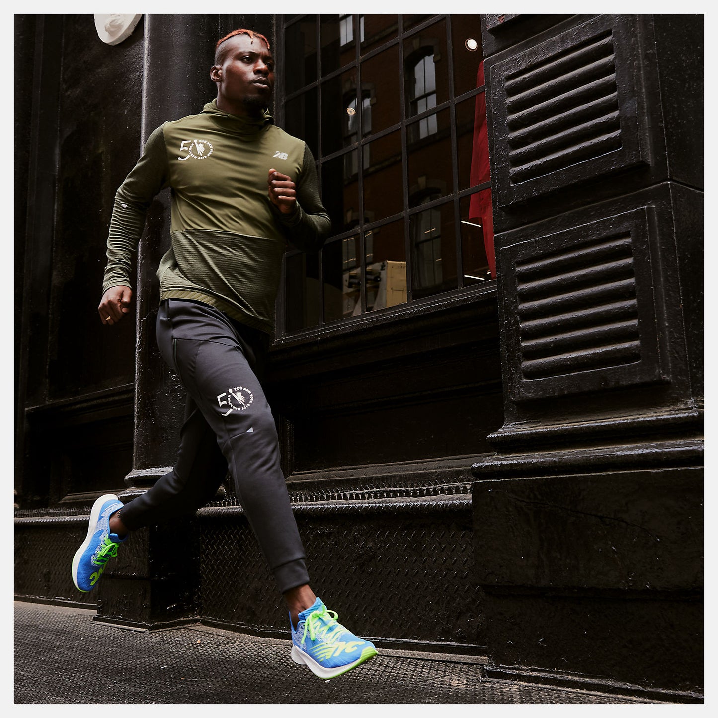New Balance Online - NYC Marathon Impact Run Grid Back Hoodie