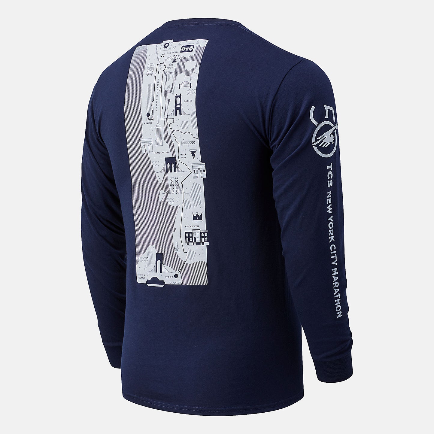 New Balance Discount - NYC Marathon Map Long Sleeve