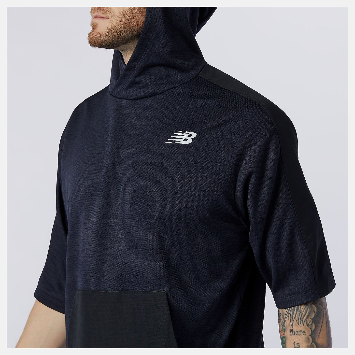 New Balance Hot sale - Tenacity Lightweight Knit Short Sleeve Hoodie