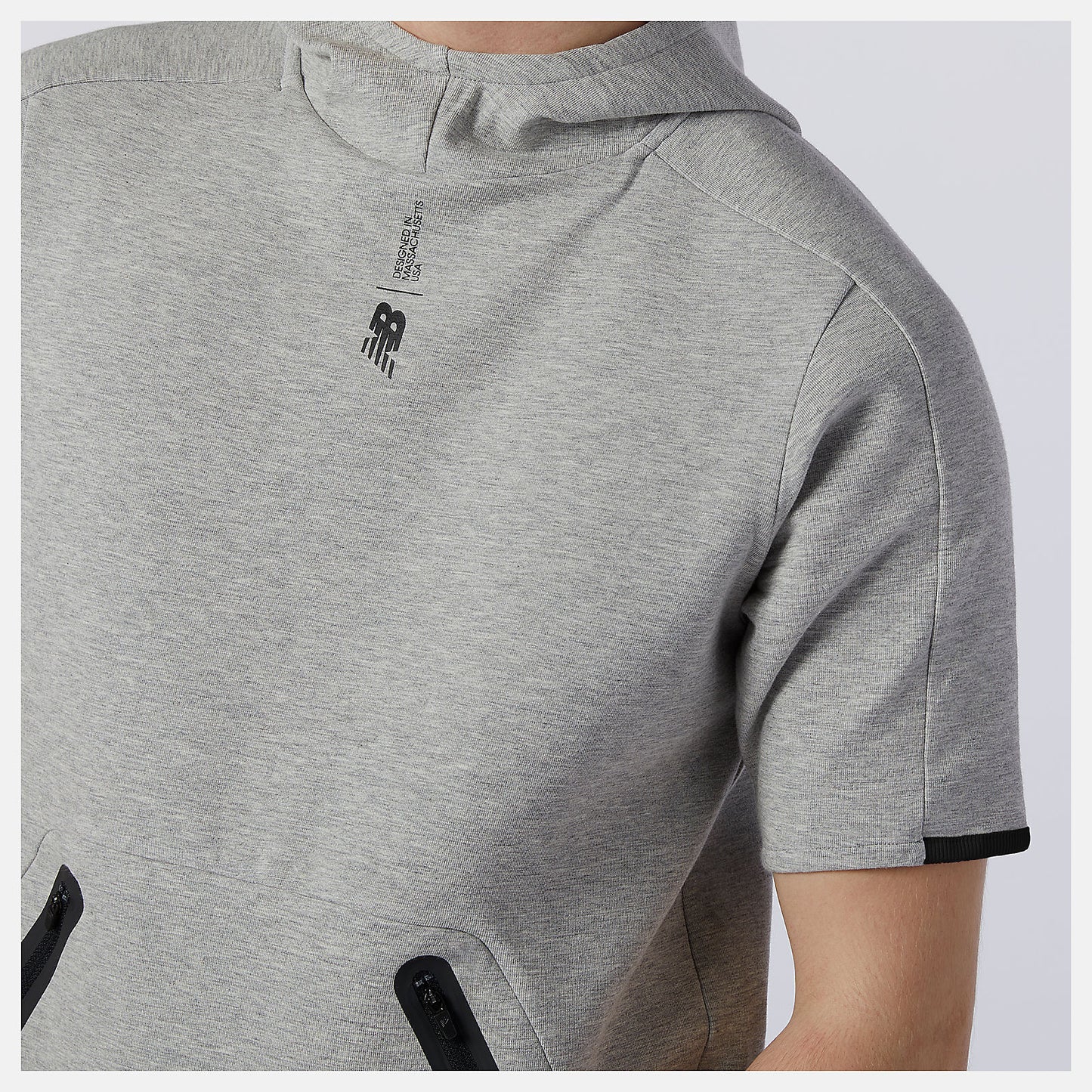 New Balance Online - Fortitech Fleece Short Sleeve Hoodie