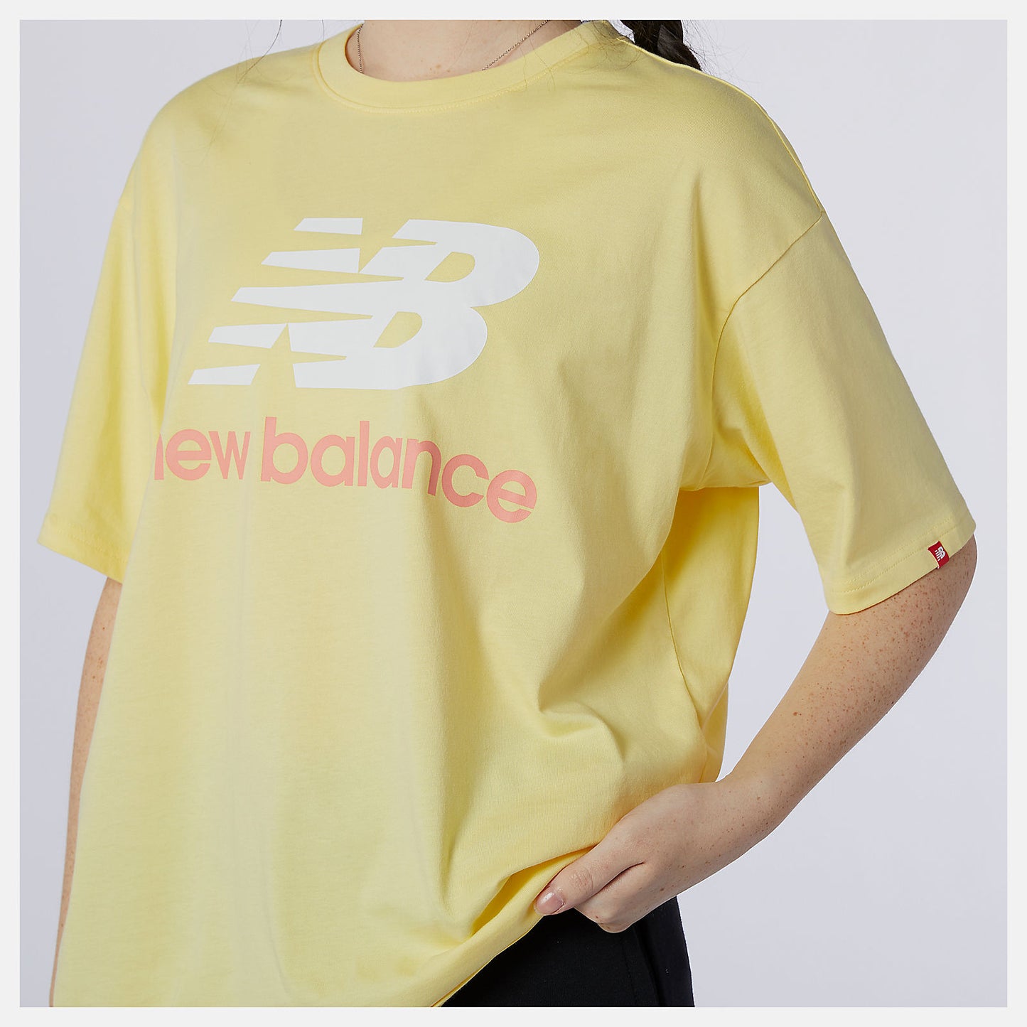 New Balance Sale - NB Essentials Stacked Logo Tee