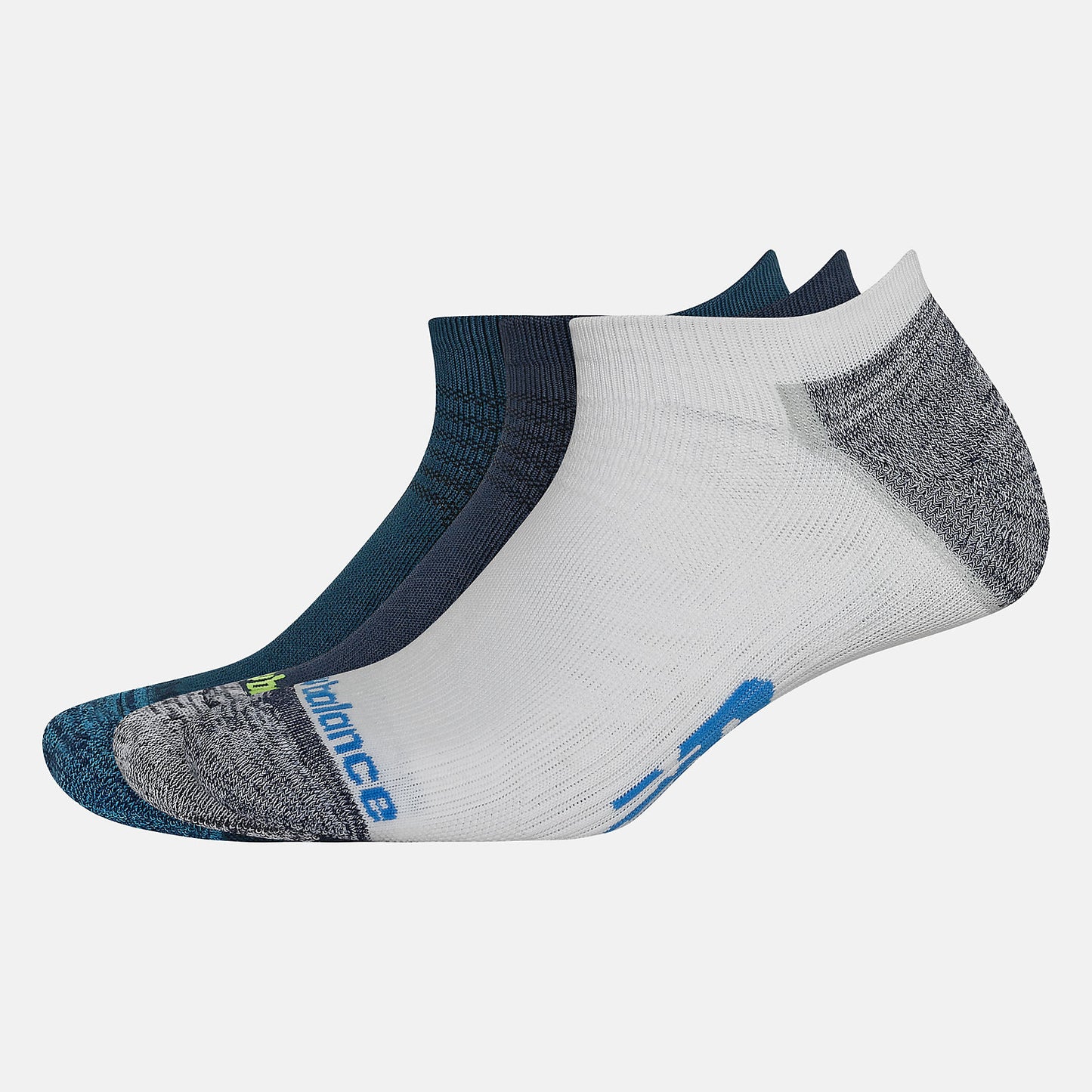New Balance Outlet - Strategic Cushion No Show Socks 3 Pack
