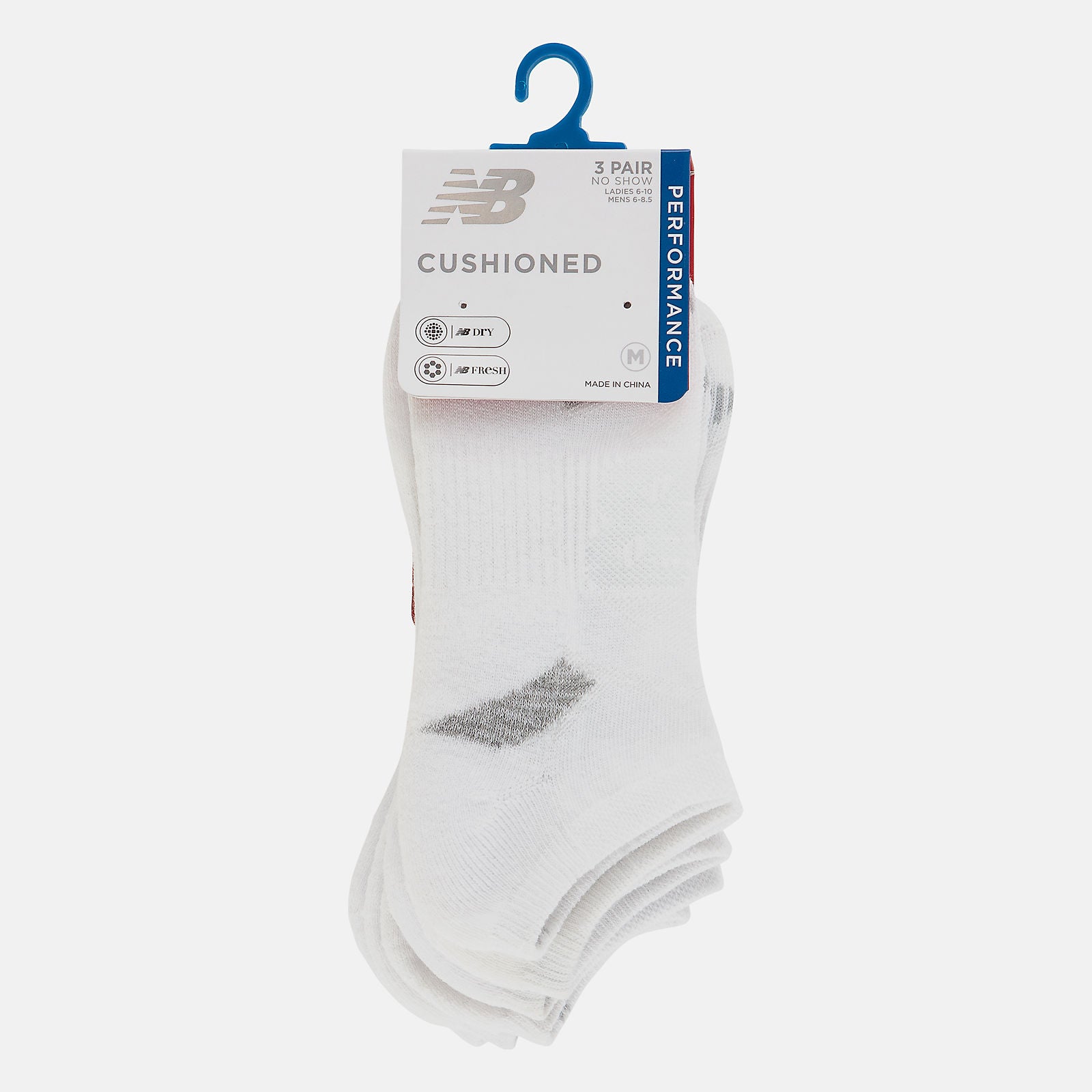 New Balance US - Performance Cushion No Show Socks 3 Pack