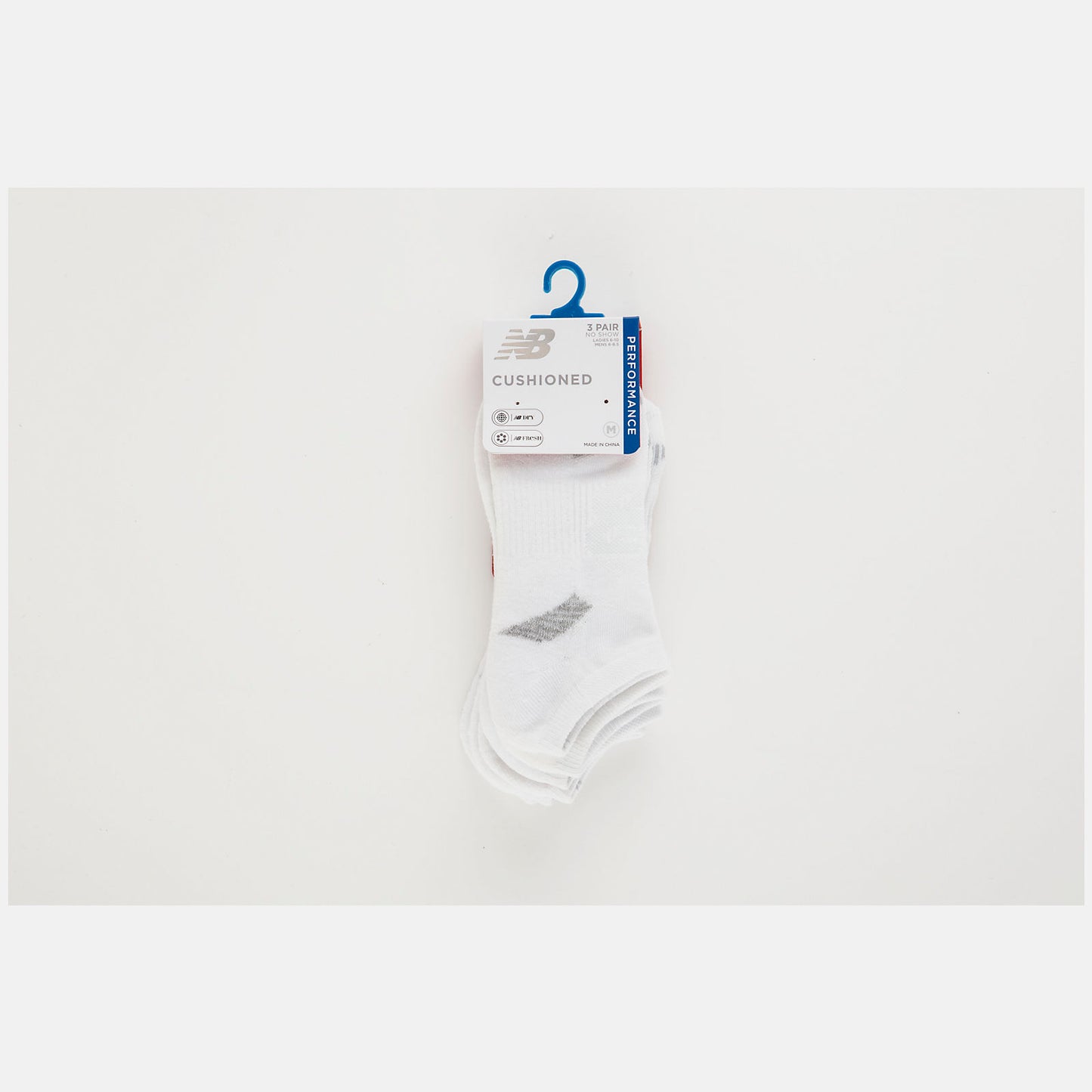 New Balance US - Performance Cushion No Show Socks 3 Pack