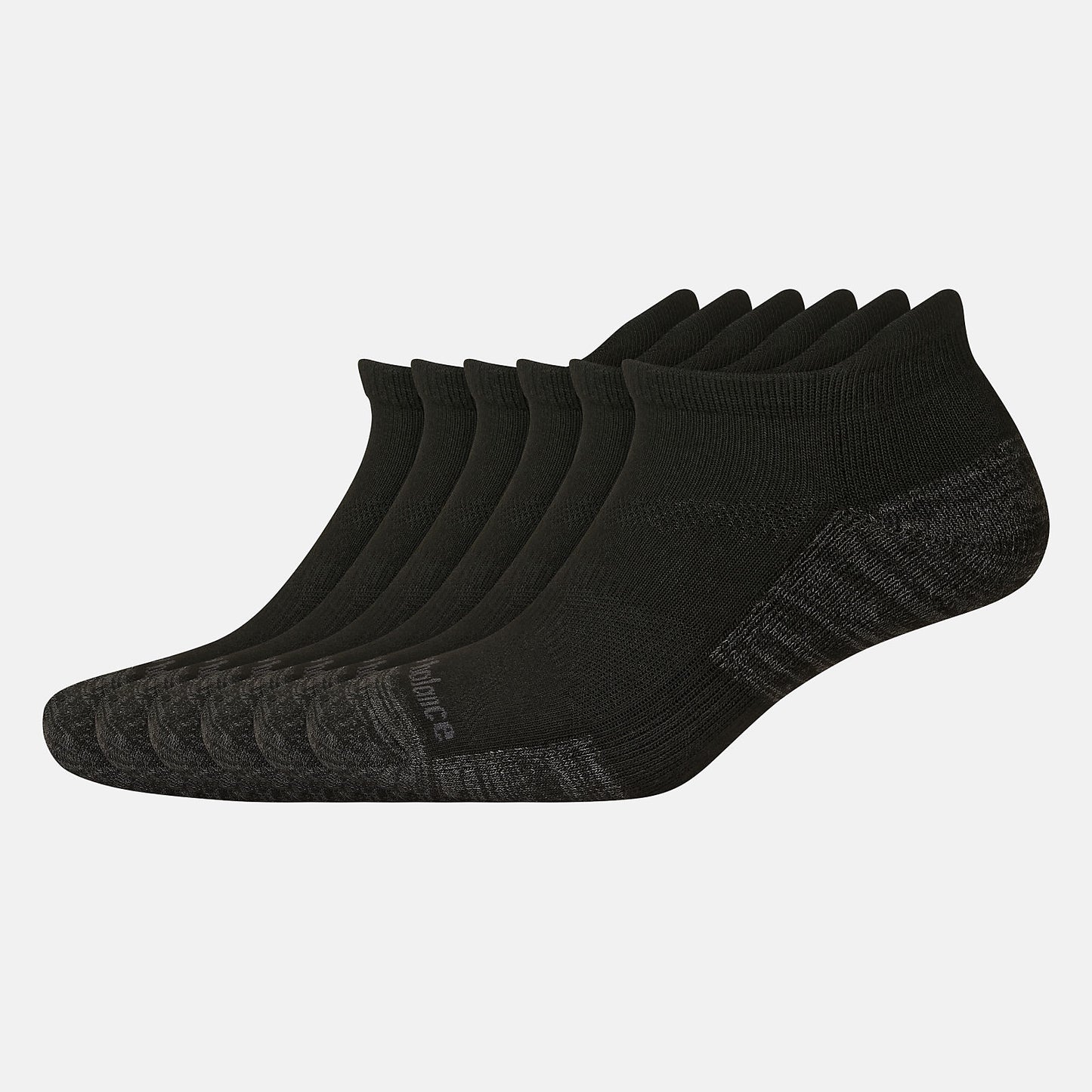 New Balance Sale - Performance Cushion Low Cut Tab Socks 6 Pack