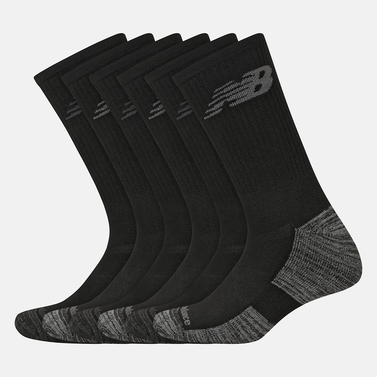 New Balance Outlet - Performance Cushion Crew Socks 6 Pack