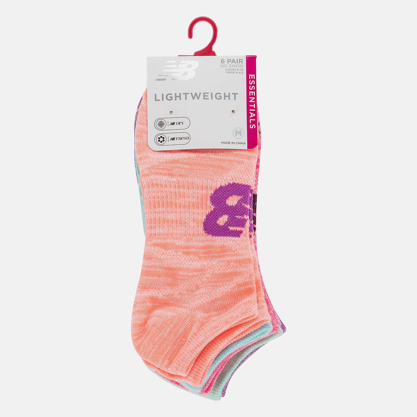 New Balance Discount - Lightweight No Show Socks 6 Pack
