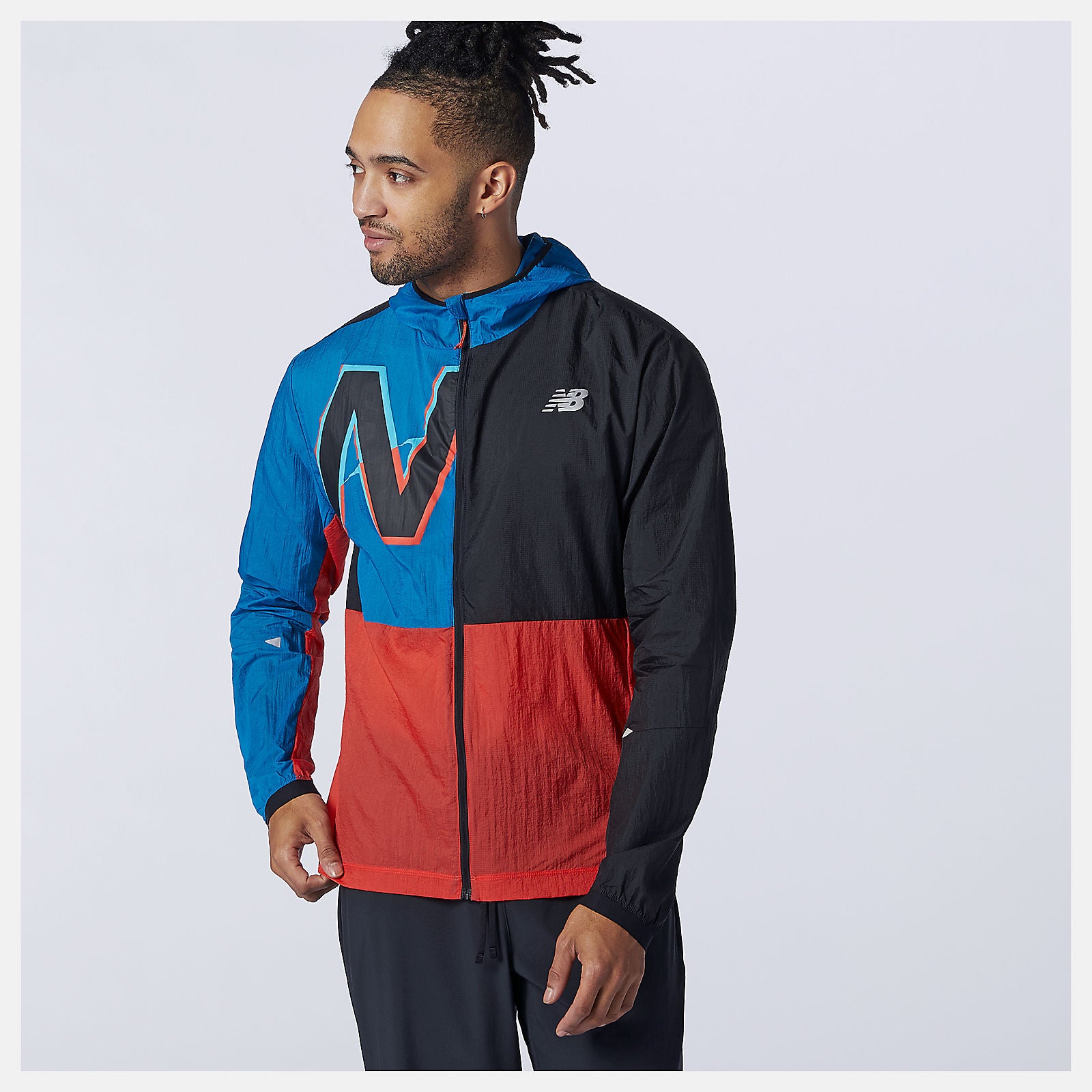 New Balance On Sale - Printed Impact Run Light Pack Jacket