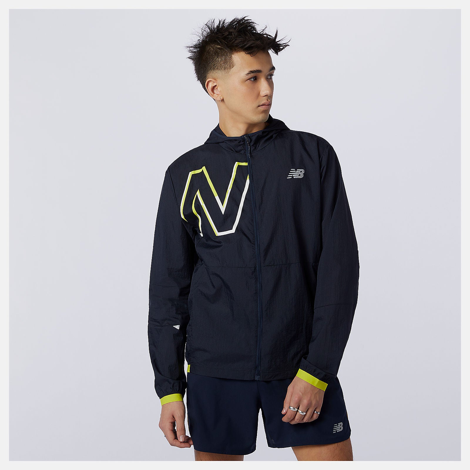 New Balance For Sale - Printed Impact Run Light Pack Jacket