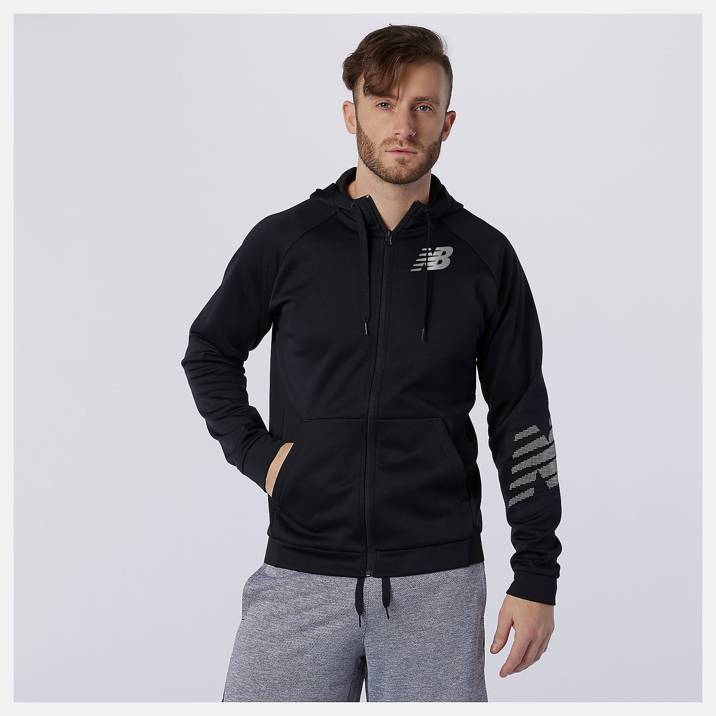New Balance Discount - Tenacity Fleece Full Zip Hoodie