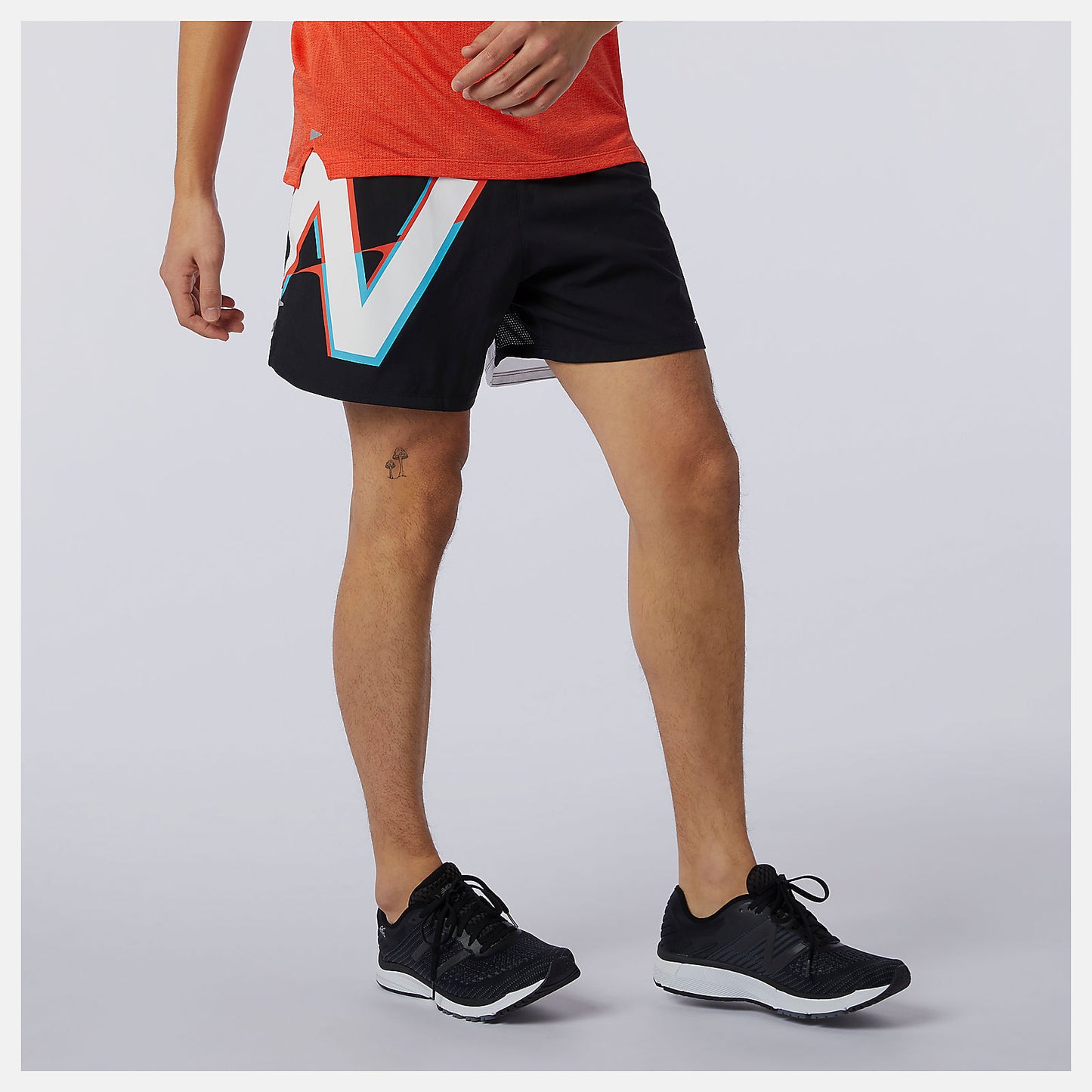 New Balance Sale - Printed Impact Run 5 Inch Short