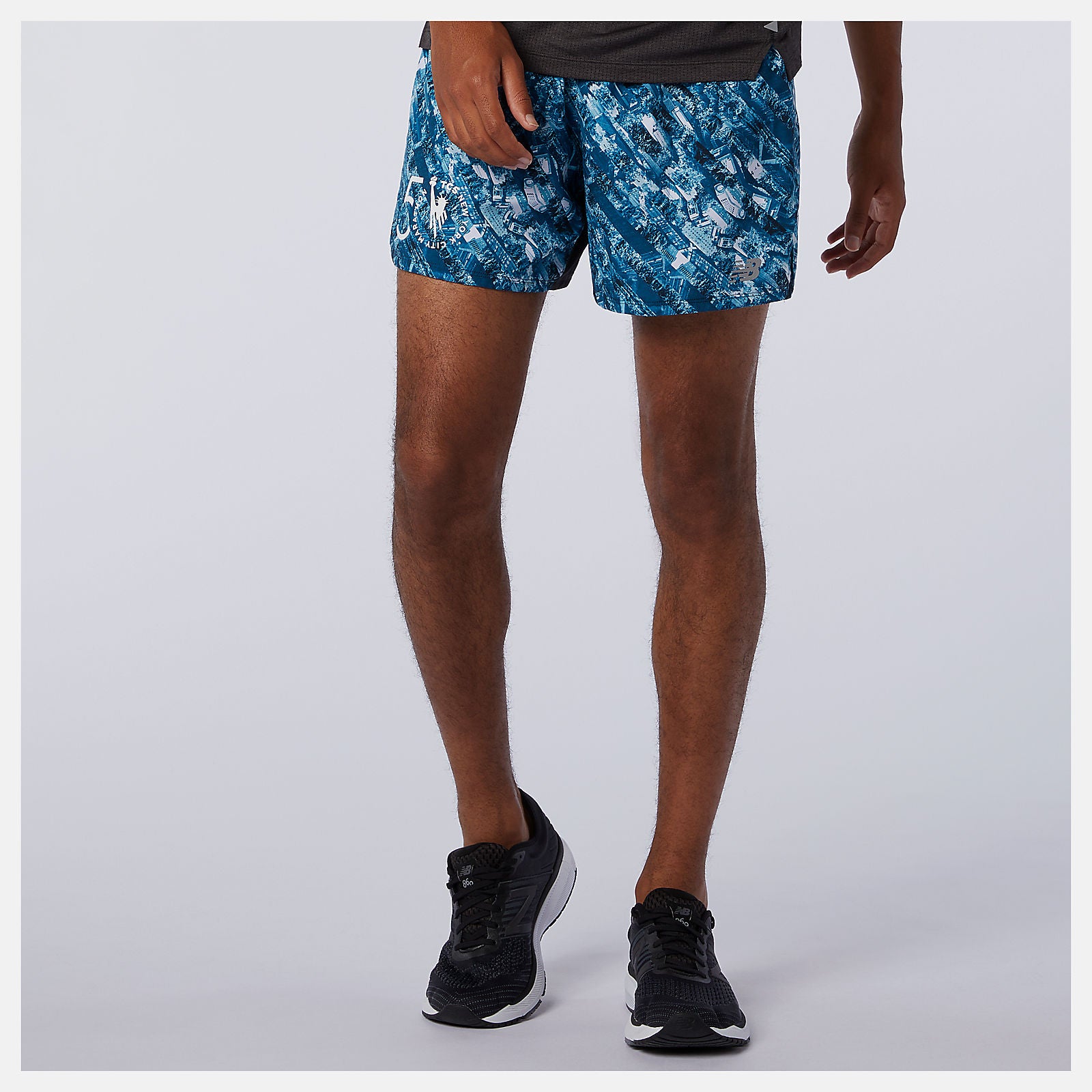 New Balance Discount - NYC Marathon Printed Impact Run 5 Inch Short