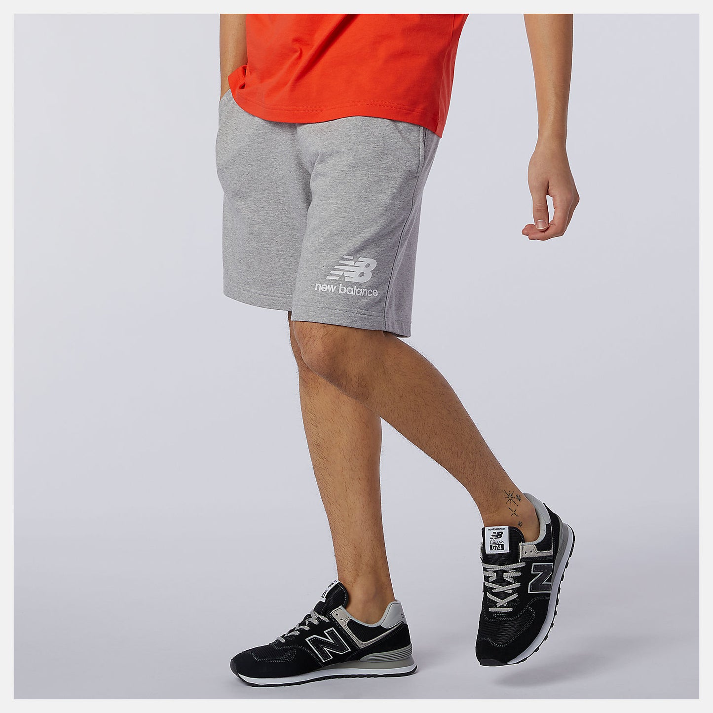 New Balance Hot sale - NB Essentials Stacked Logo Short