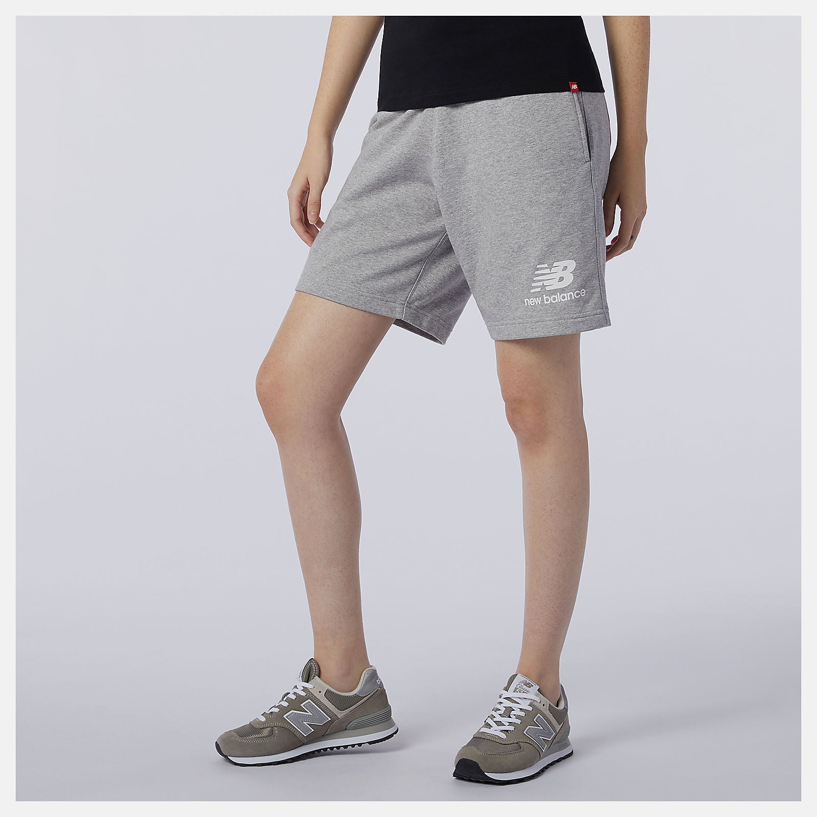 New Balance Hot sale - NB Essentials Stacked Logo Short