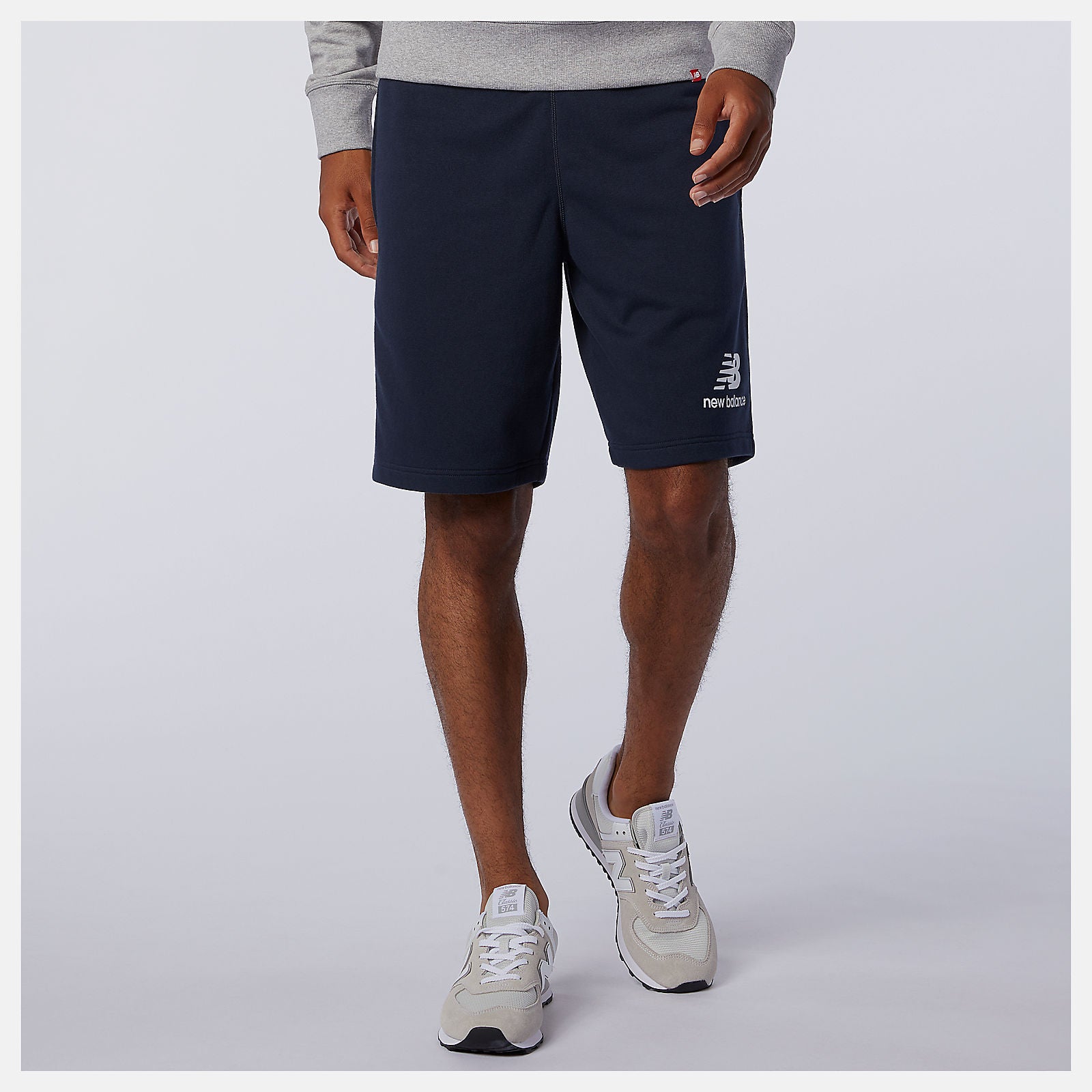 New Balance On Sale - NB Essentials Stacked Logo Short