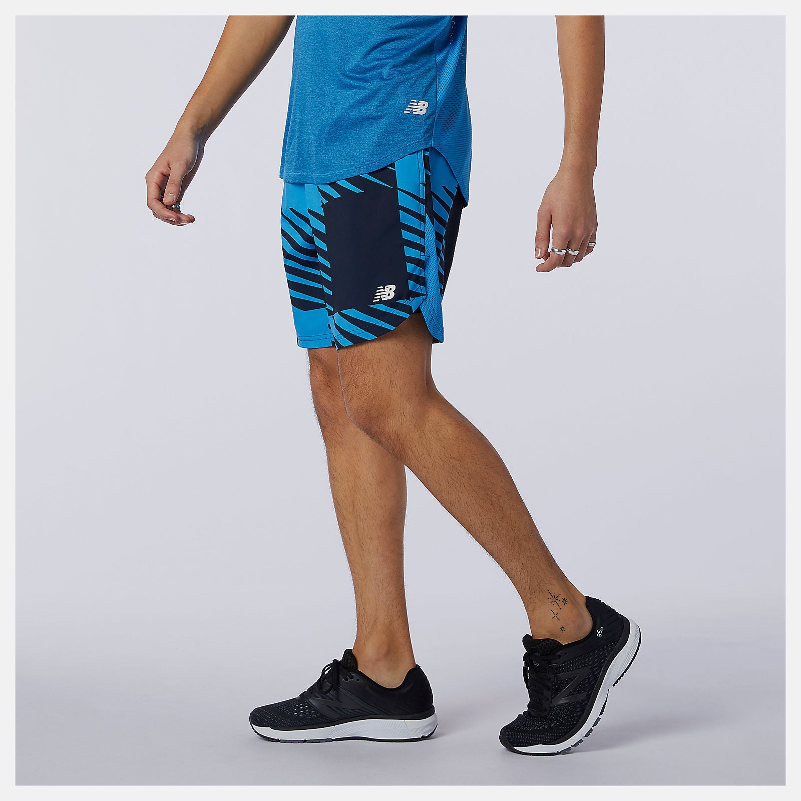 New Balance Outlet - Printed Fast Flight 2 in 1 7 inch Short