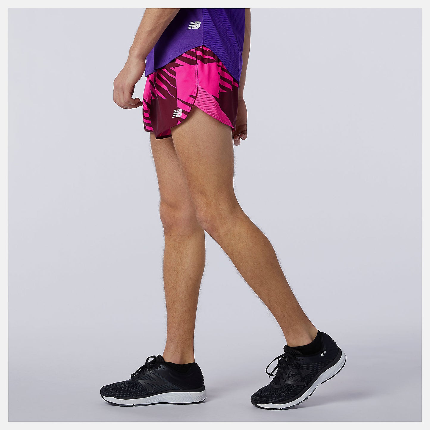 New Balance Discount - Printed Fast Flight 3 inch Split Short