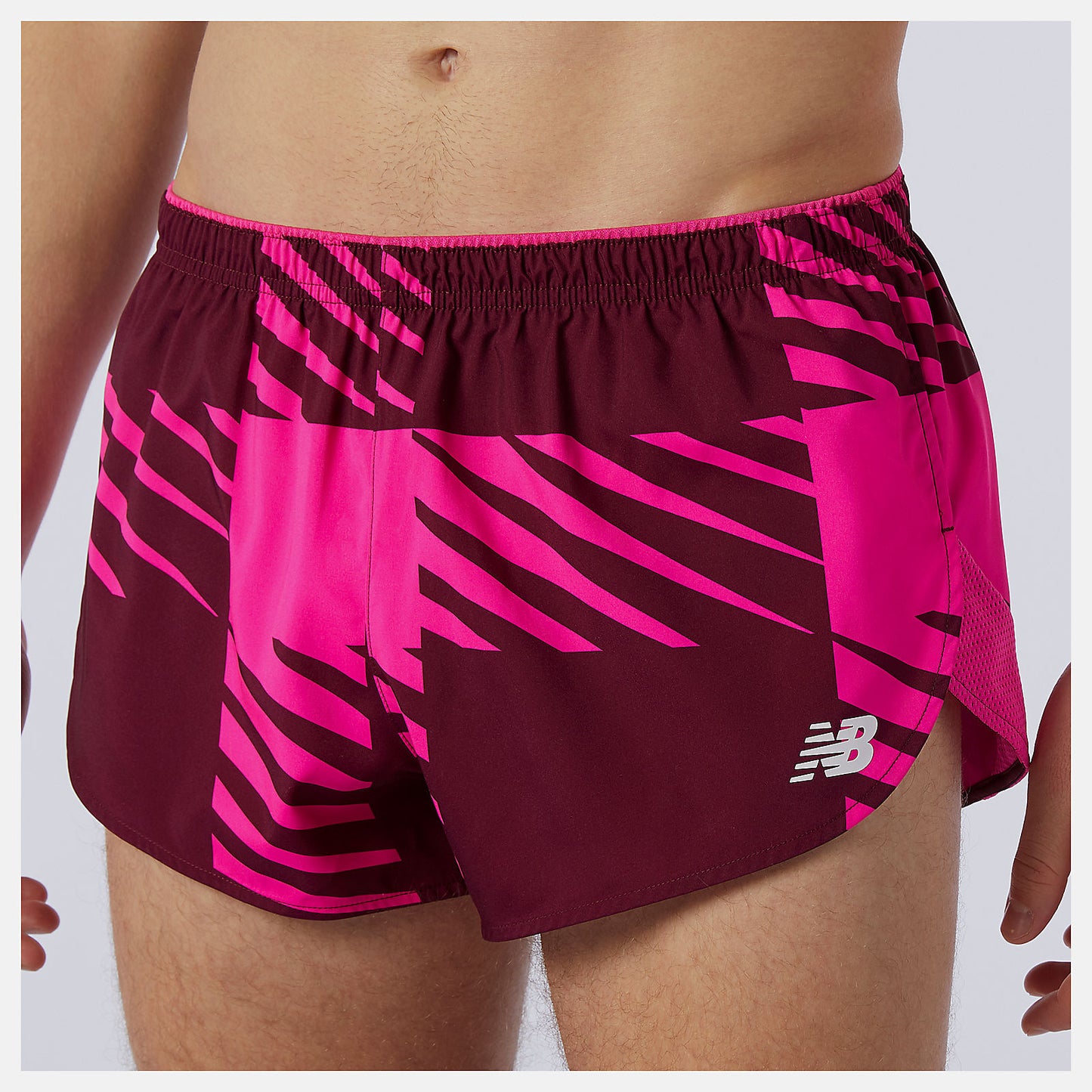 New Balance Discount - Printed Fast Flight 3 inch Split Short