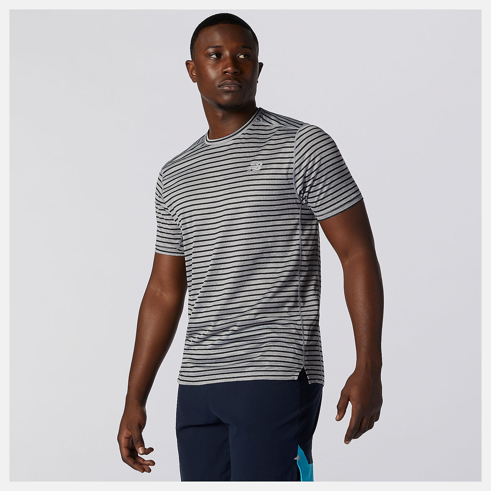 New Balance Sale - Printed Impact Run Short Sleeve