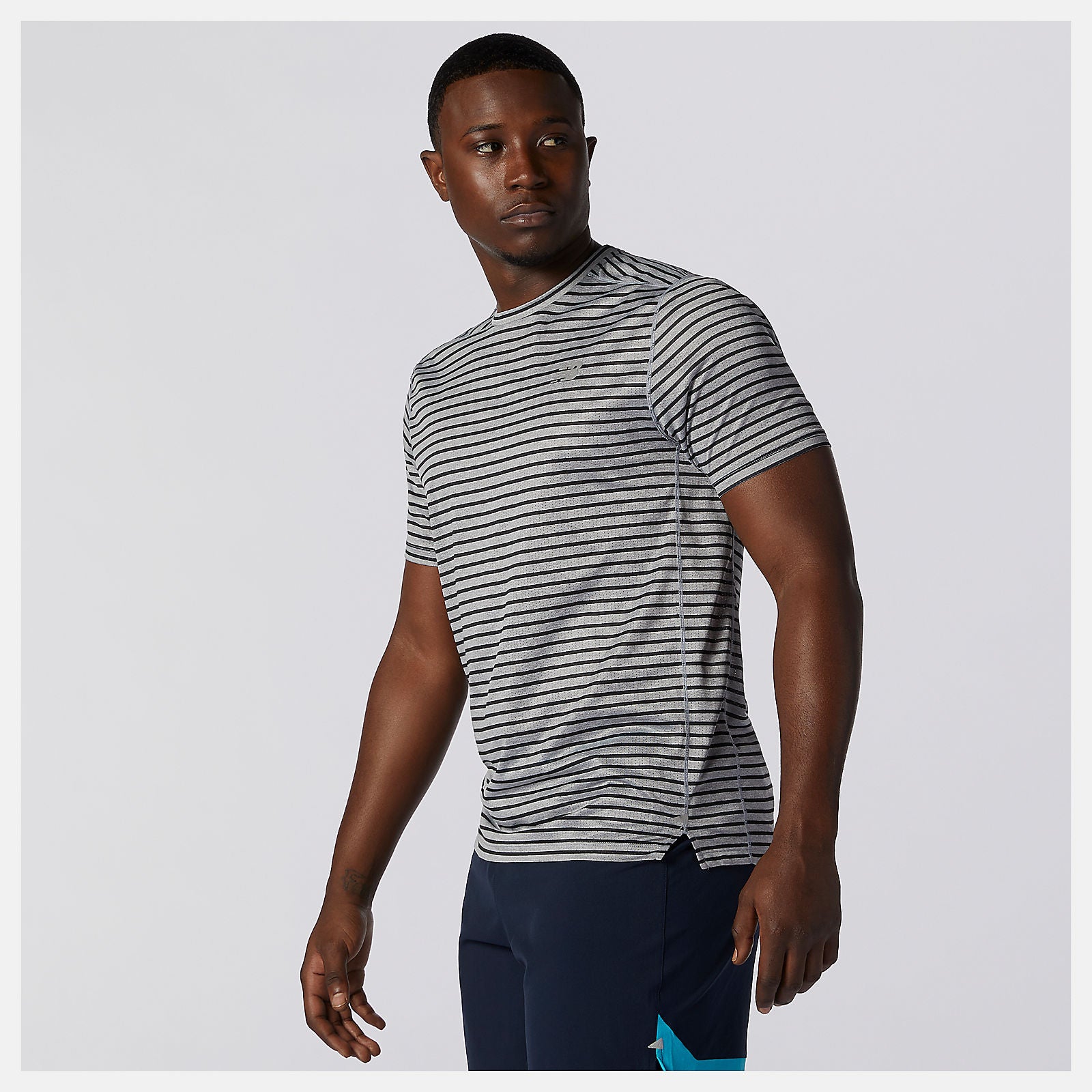 New Balance Sale - Printed Impact Run Short Sleeve