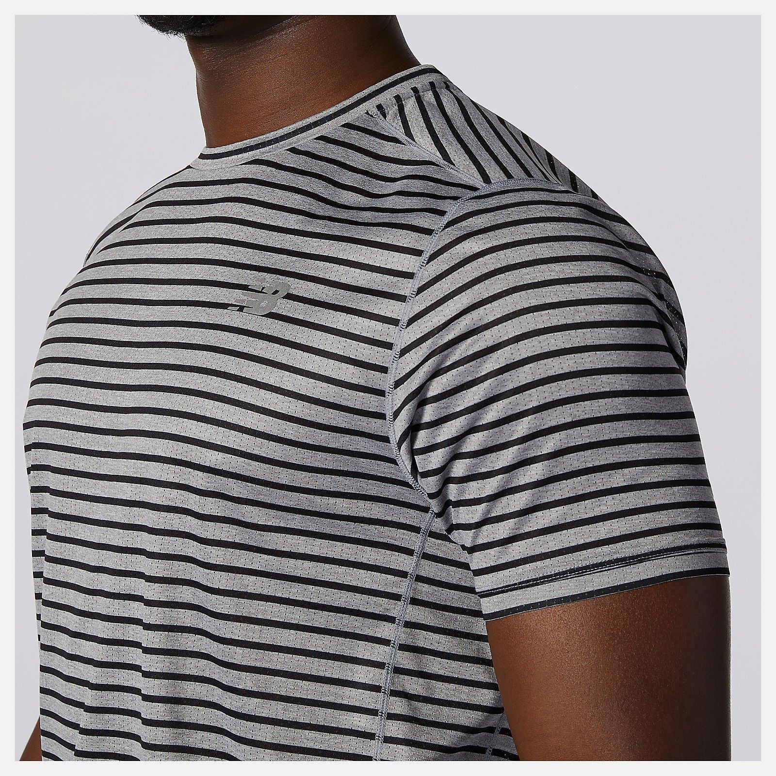 New Balance Sale - Printed Impact Run Short Sleeve