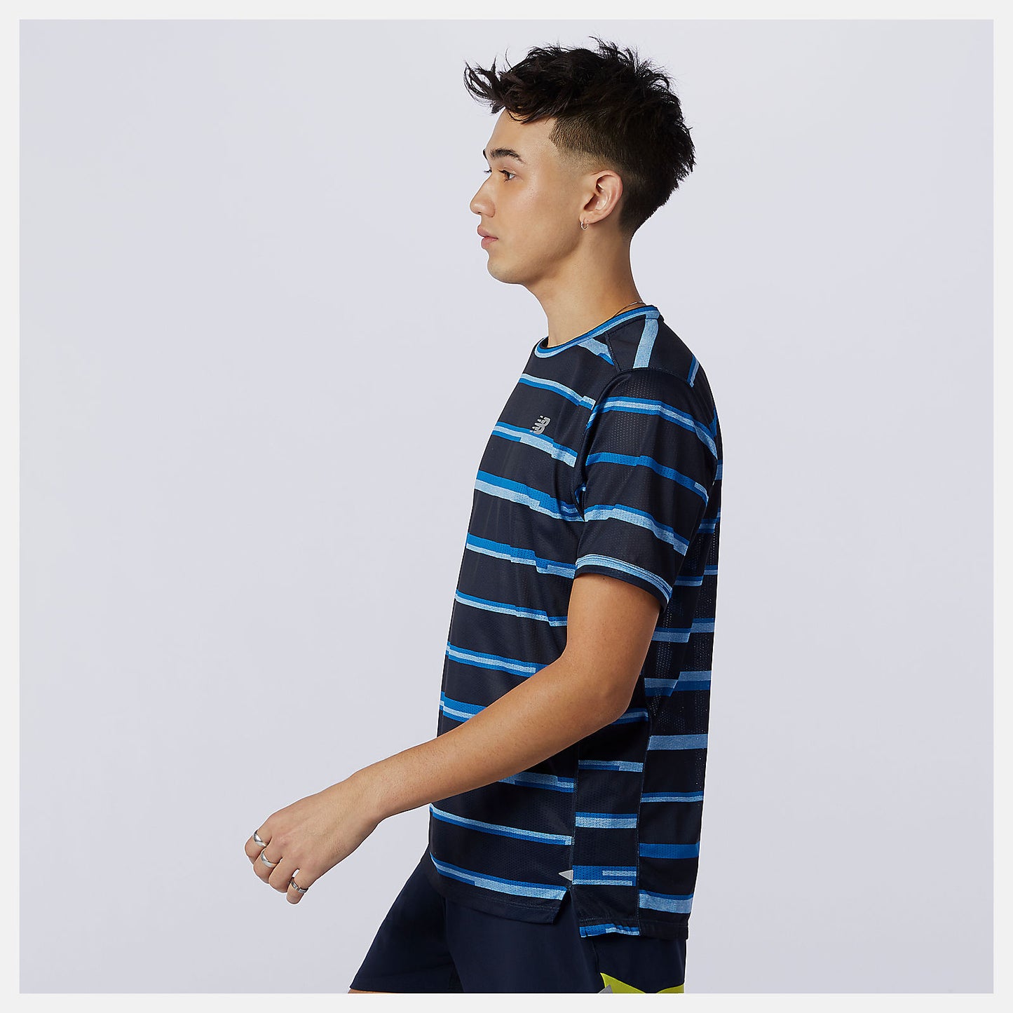 New Balance Sale - Printed Impact Run Short Sleeve