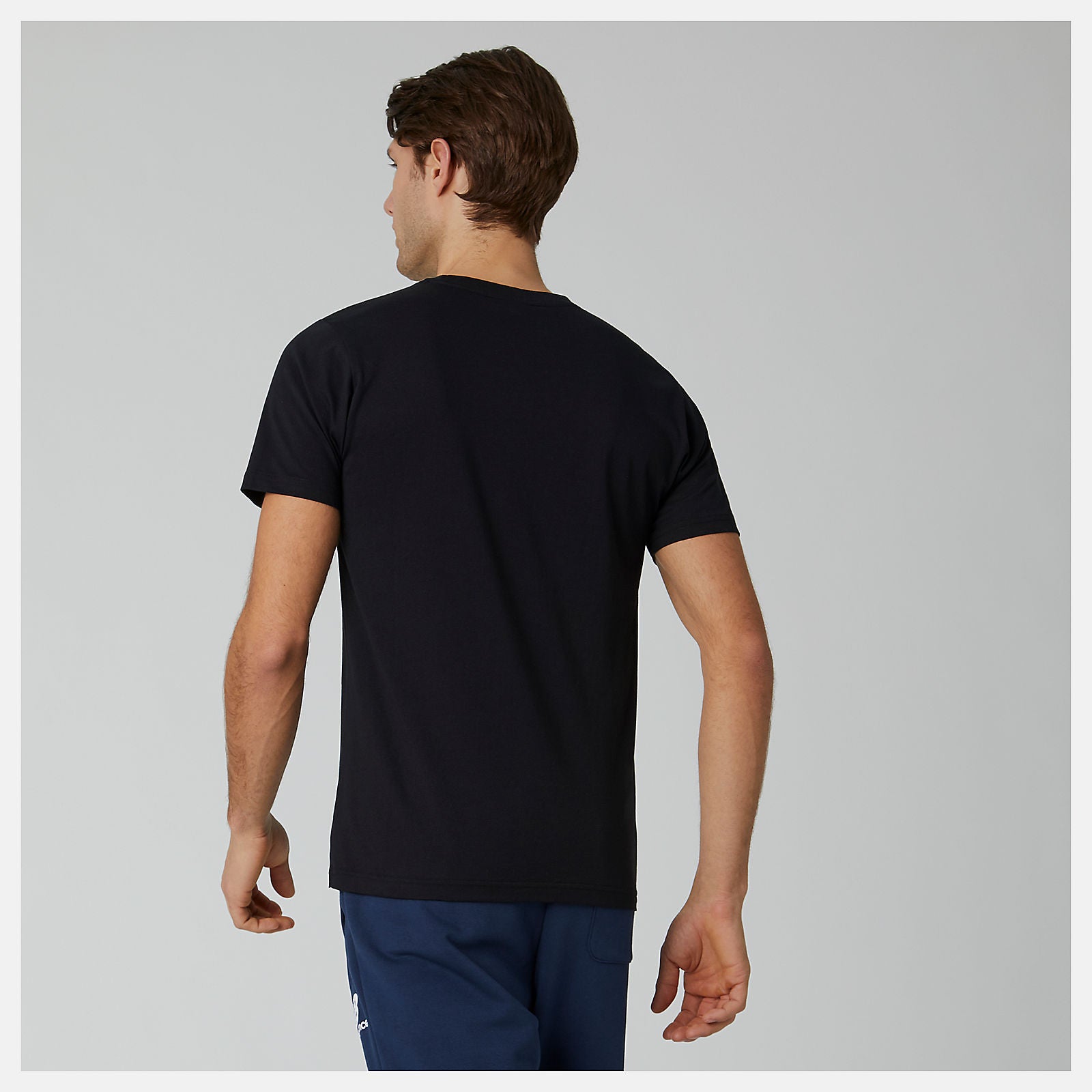 New Balance For Sale - Essentials Stacked Logo Tee