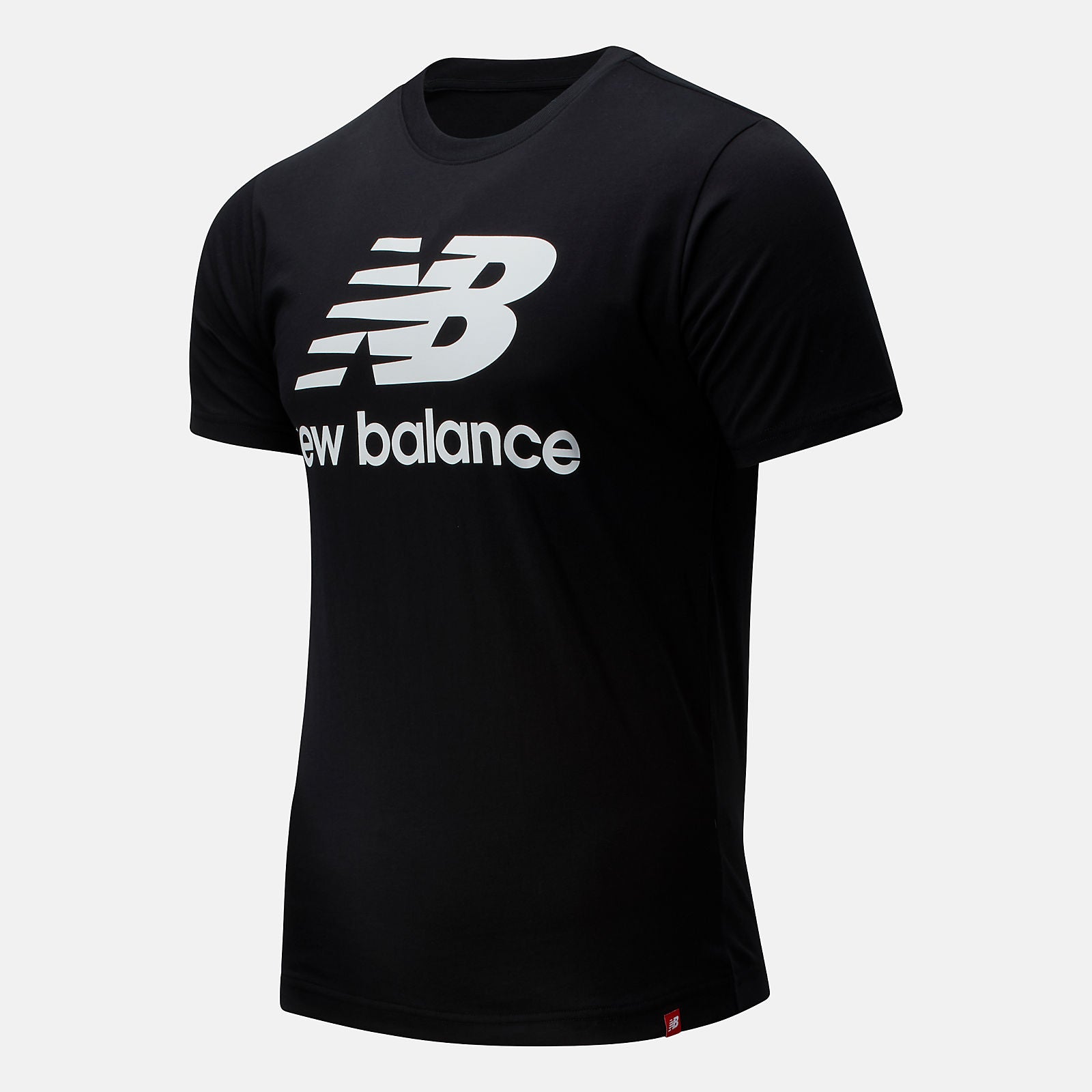 New Balance For Sale - Essentials Stacked Logo Tee