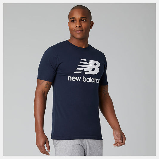 New Balance US - Essentials Stacked Logo Tee