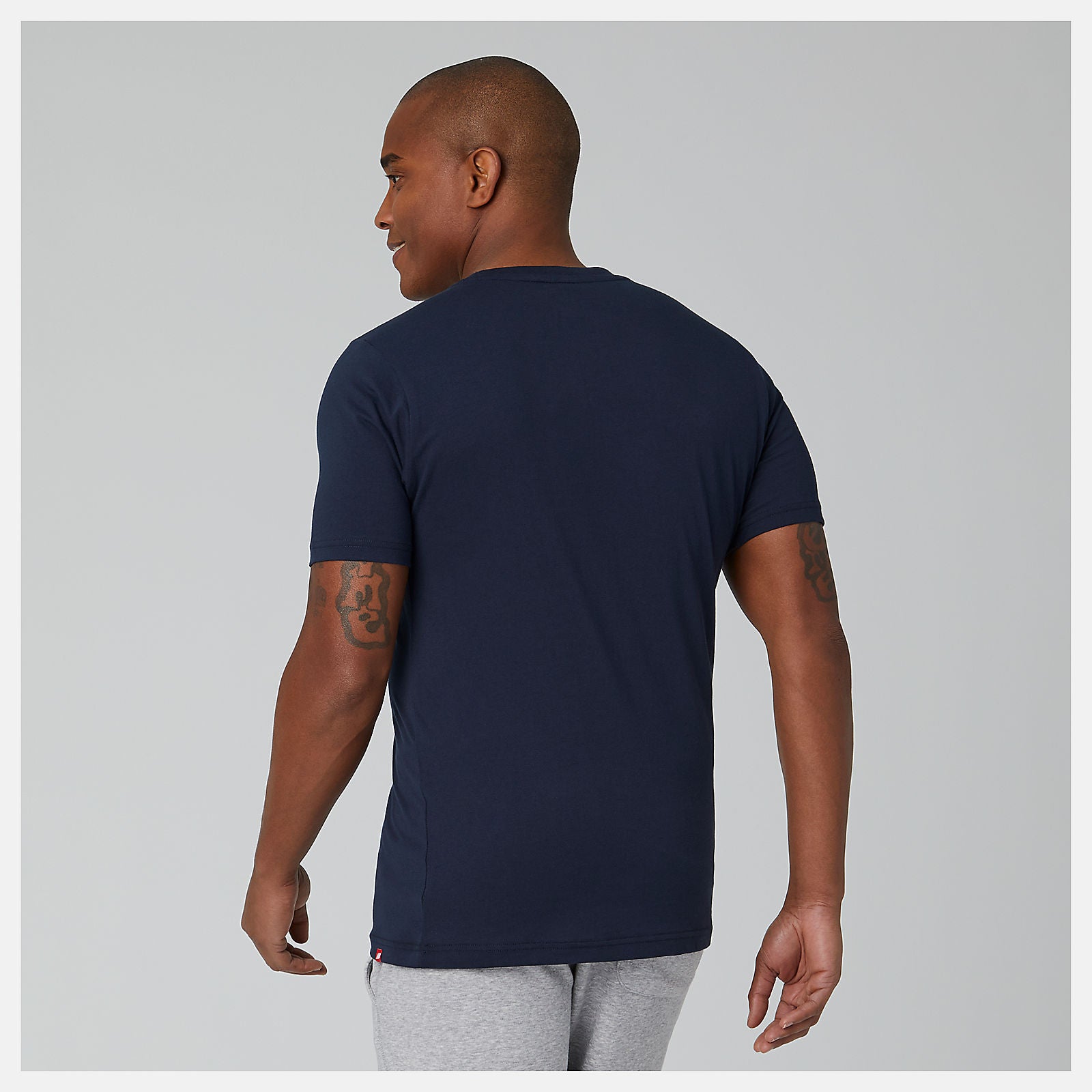 New Balance US - Essentials Stacked Logo Tee