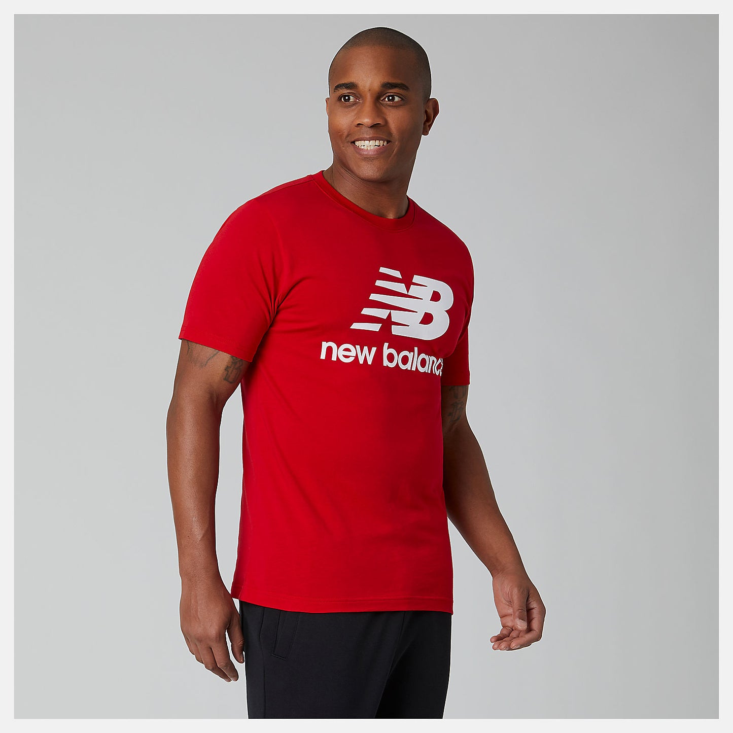 New Balance Outlet - Essentials Stacked Logo Tee