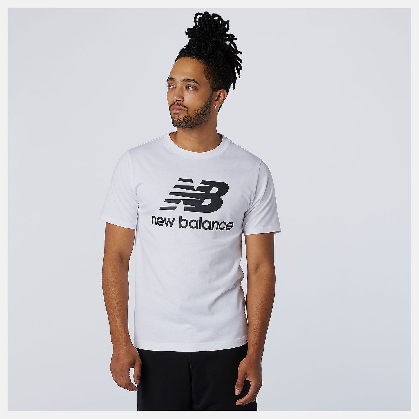 New Balance US - Essentials Stacked Logo Tee