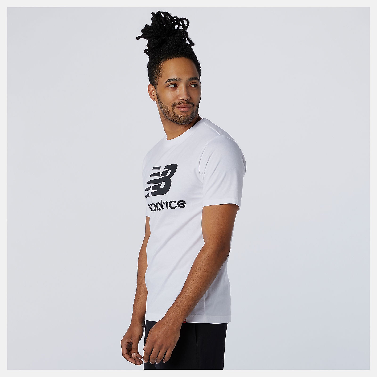 New Balance US - Essentials Stacked Logo Tee