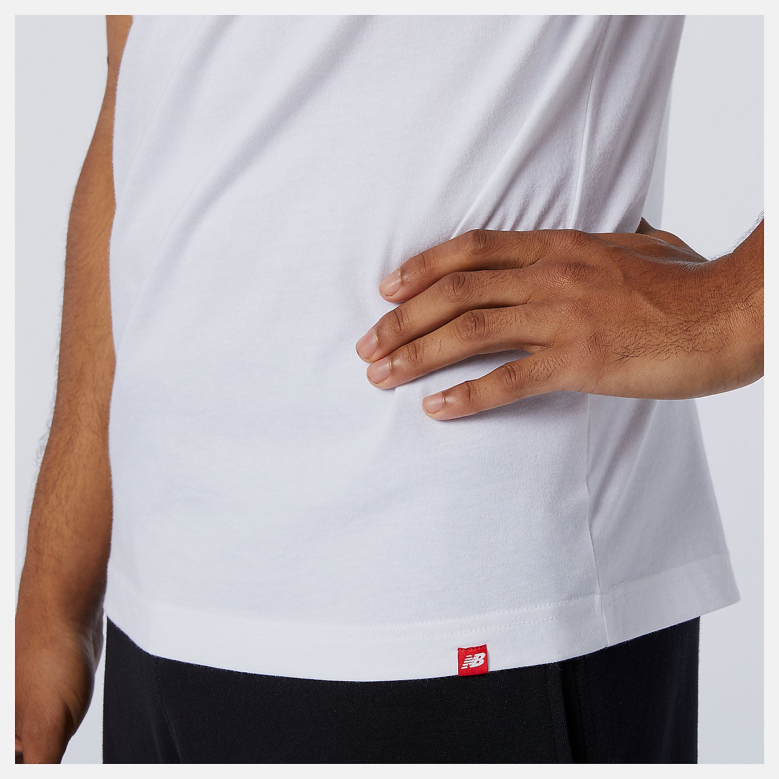 New Balance US - Essentials Stacked Logo Tee