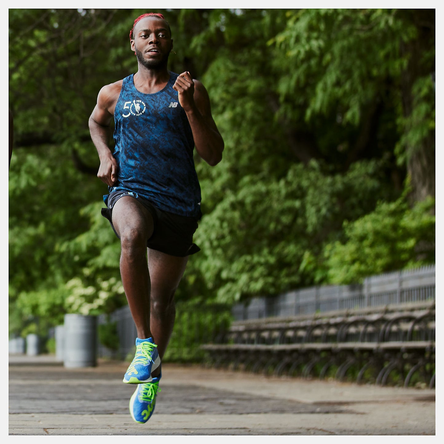 New Balance Outlet - NYC Marathon Printed Impact Run Singlet