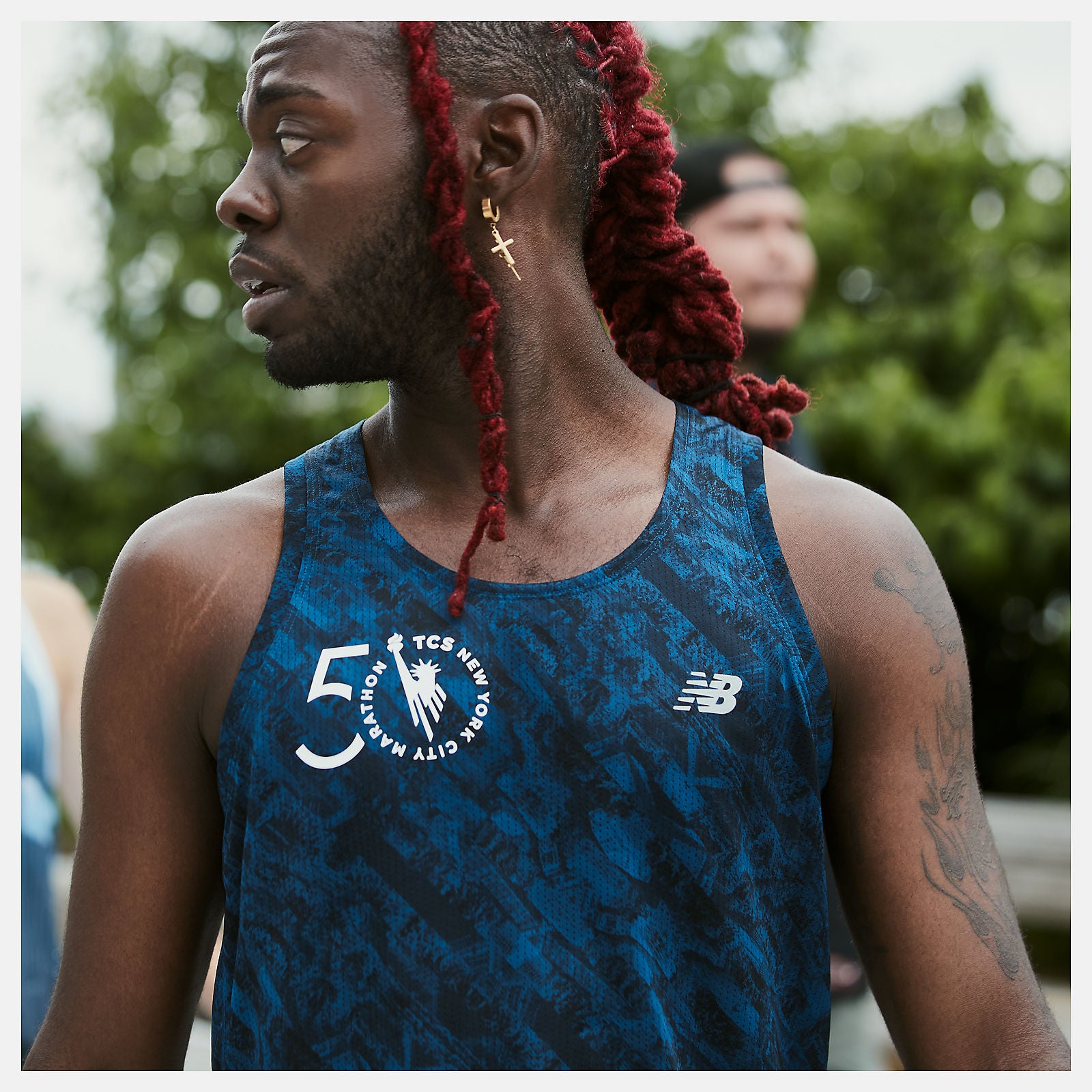 New Balance Outlet - NYC Marathon Printed Impact Run Singlet