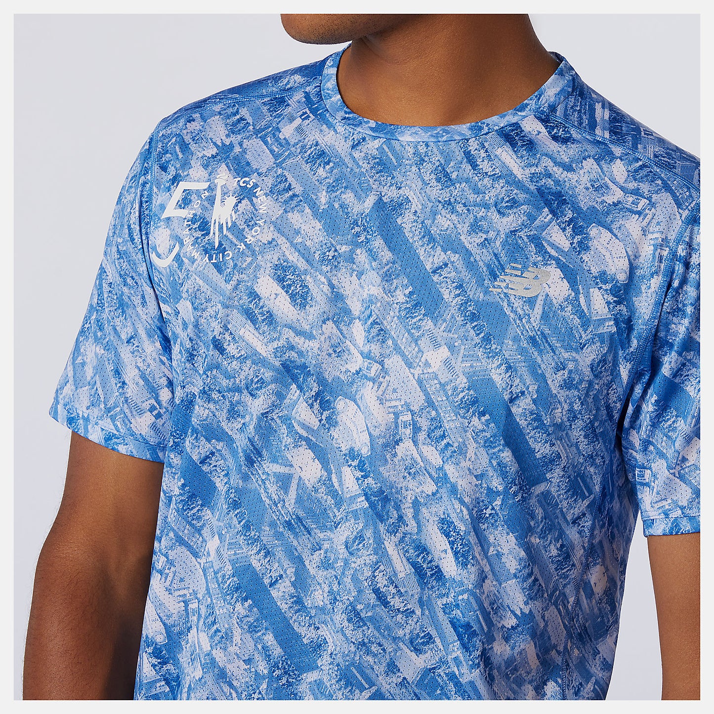 New Balance Outlet - NYC Marathon Printed Impact Run Short Sleeve