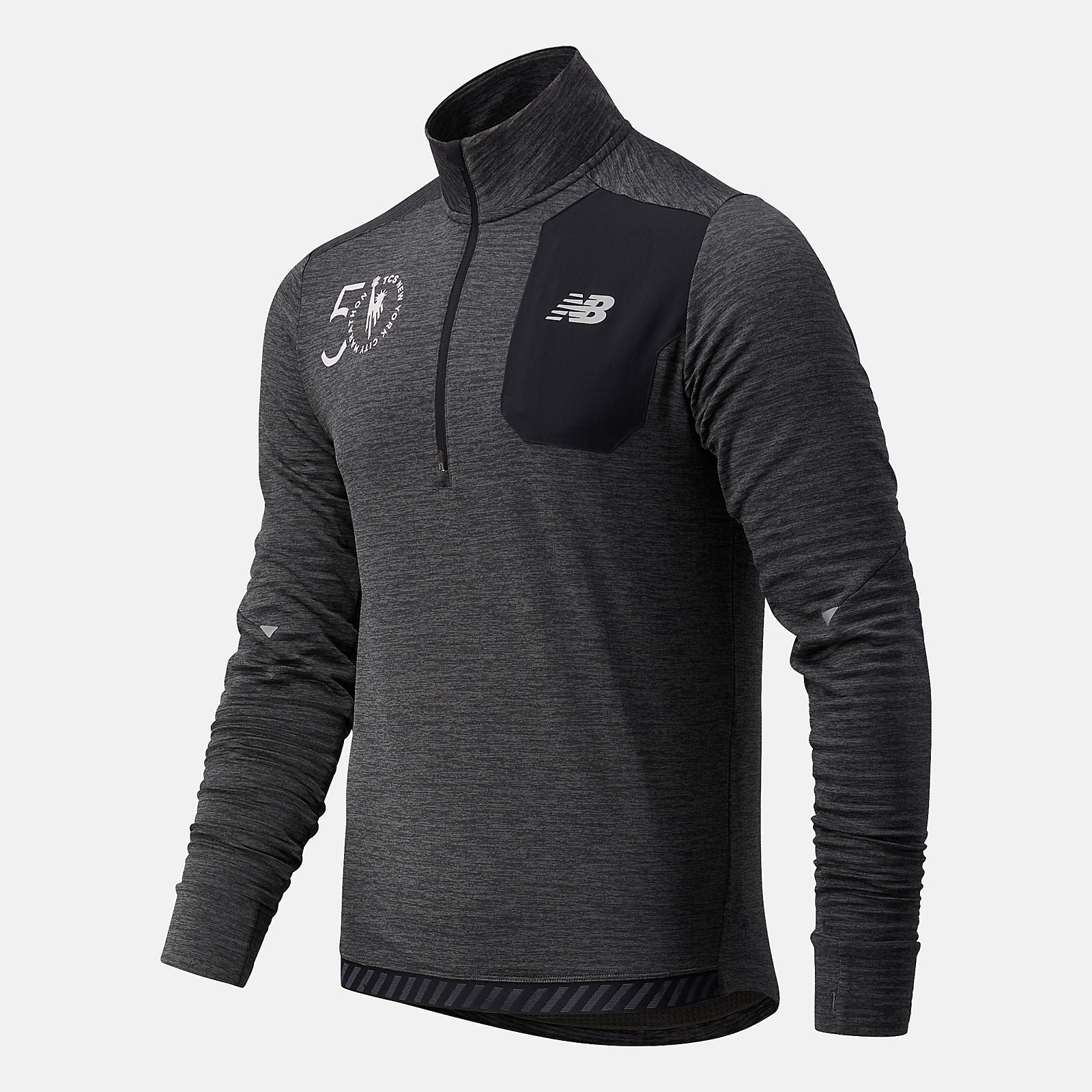 New Balance Online - NYC Marathon Impact Run Grid Back Half Zip