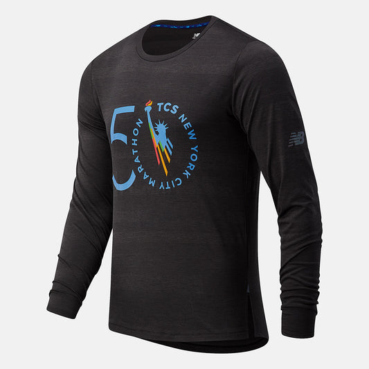 New Balance Outlet - NYC Marathon Q Speed Fuel Jacquard Long Sleeve