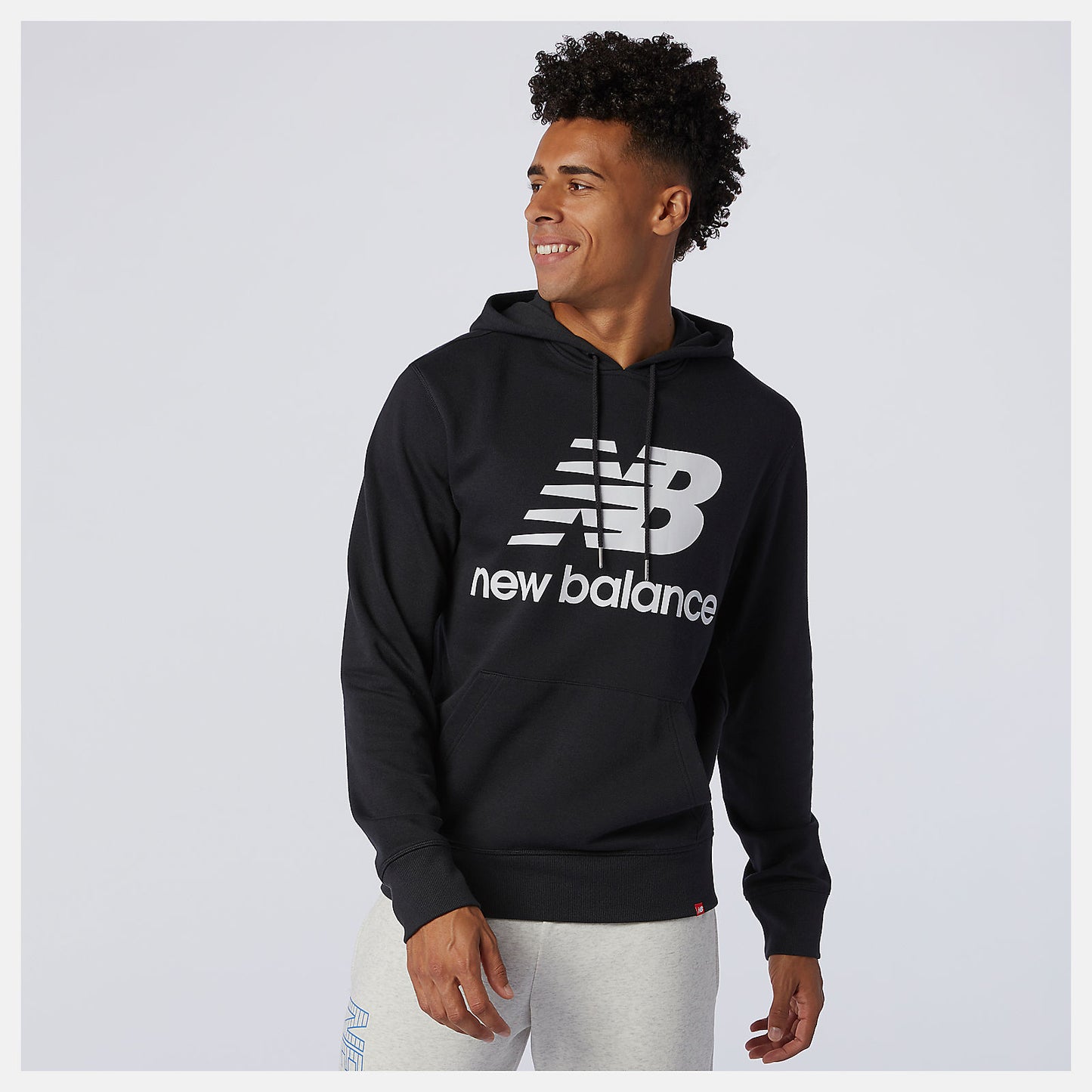 New Balance On Sale - NB Essentials Stacked Logo Po Hoodie