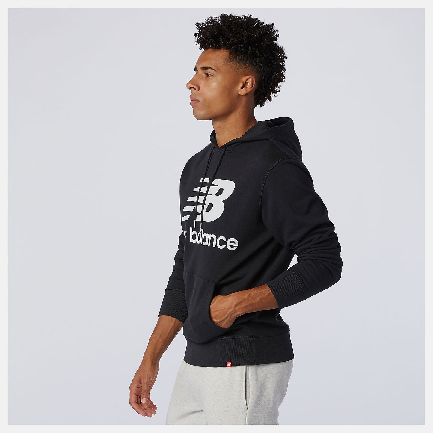 New Balance On Sale - NB Essentials Stacked Logo Po Hoodie