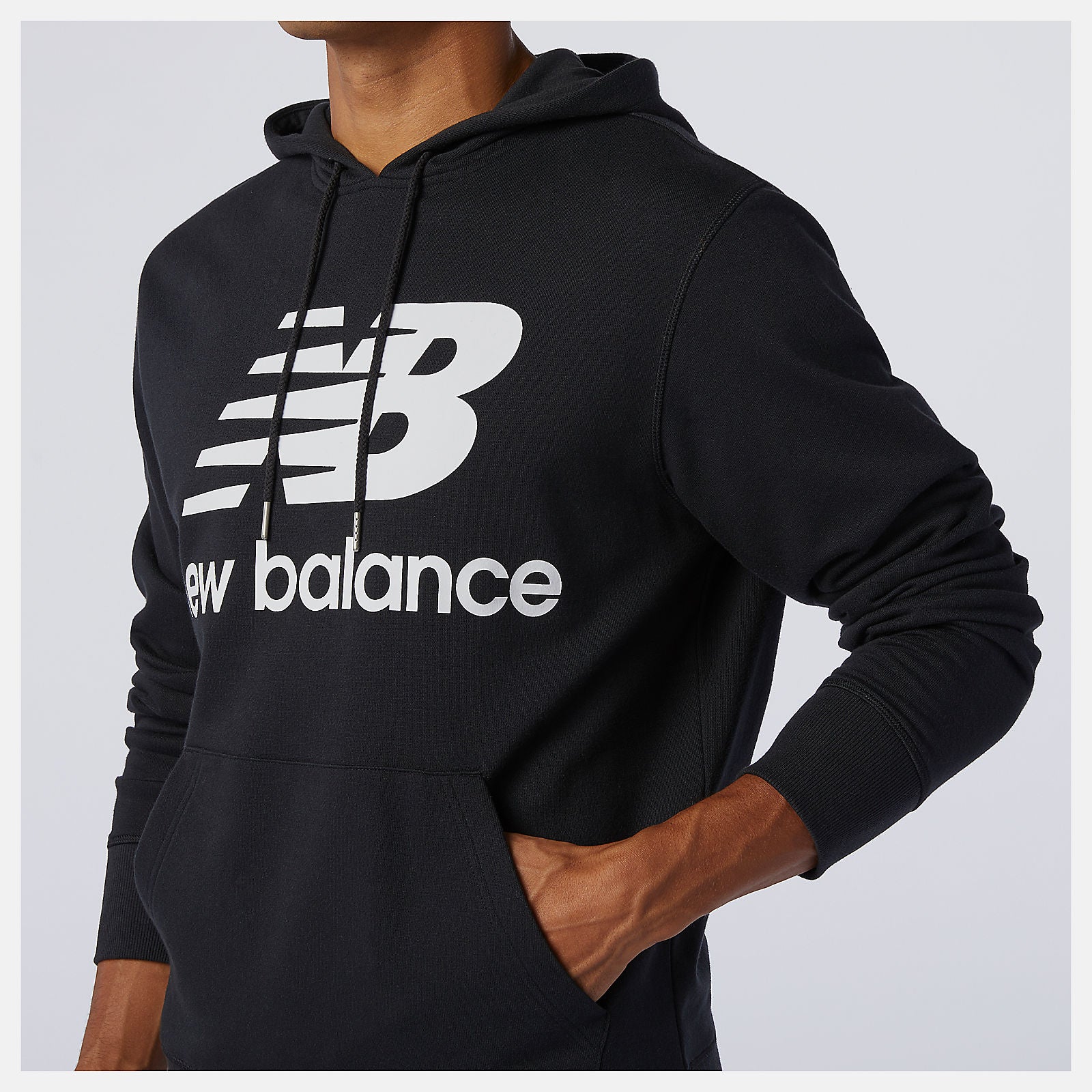 New Balance On Sale - NB Essentials Stacked Logo Po Hoodie