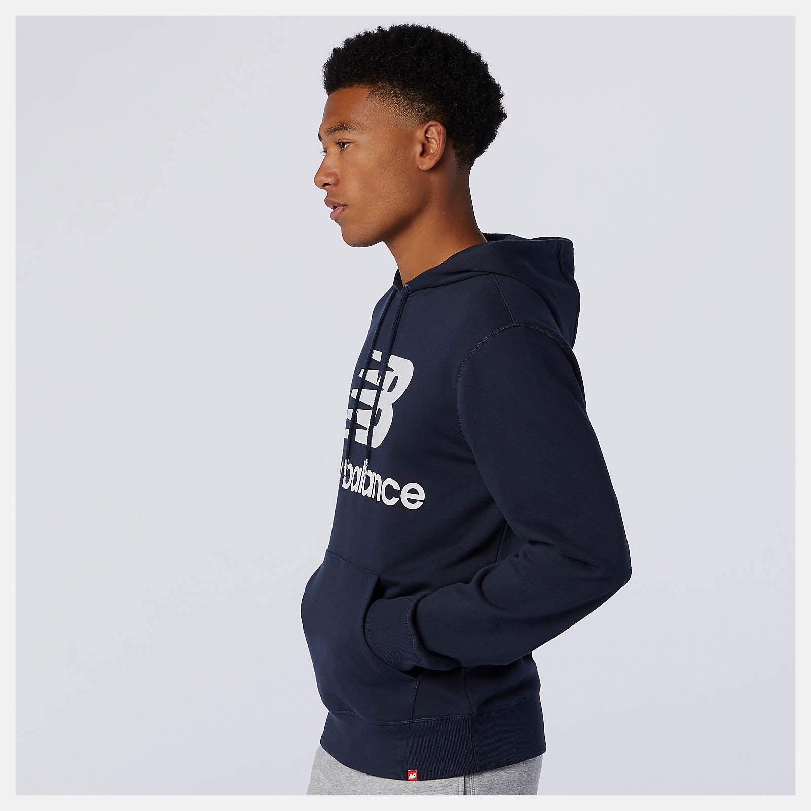 New Balance US - NB Essentials Stacked Logo Po Hoodie