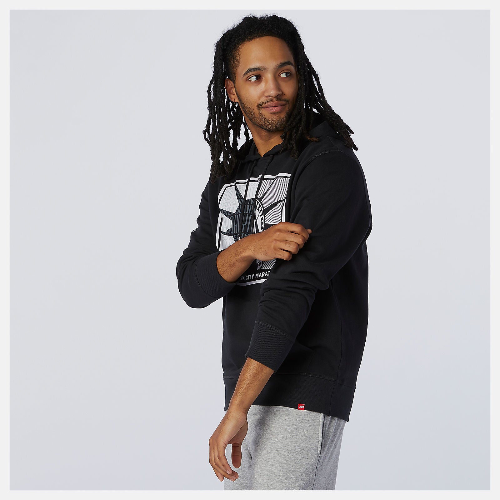 New Balance On Sale - NYC Marathon Essentials Stacked Logo Po Hoodie
