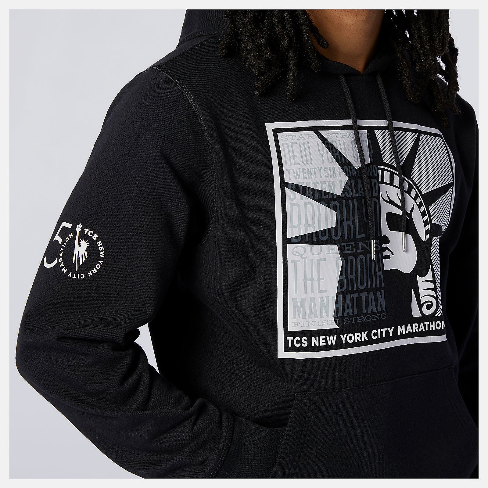 New Balance On Sale - NYC Marathon Essentials Stacked Logo Po Hoodie