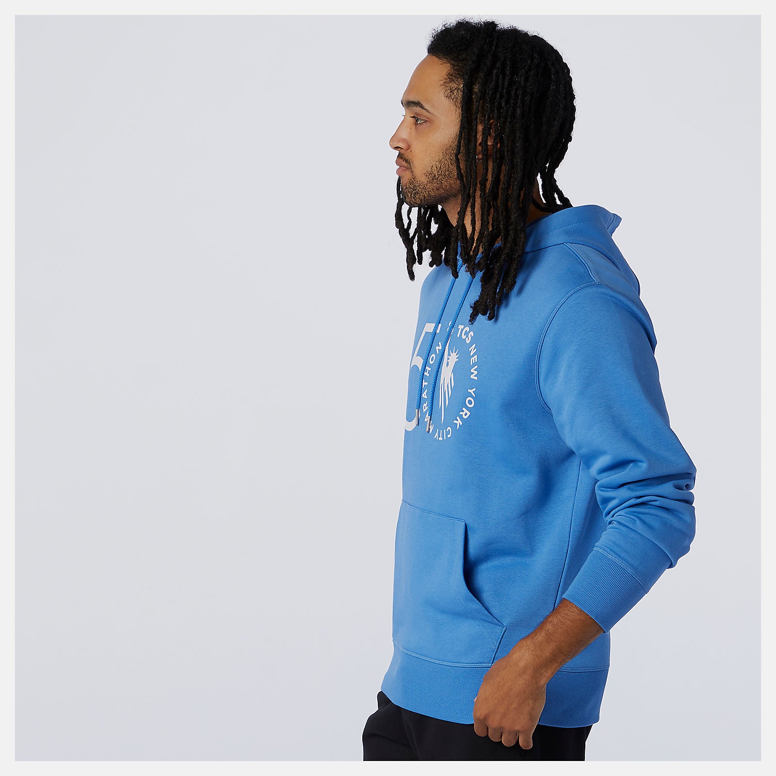 New Balance Sale - NYC Marathon Essentials Stacked Logo Po Hoodie
