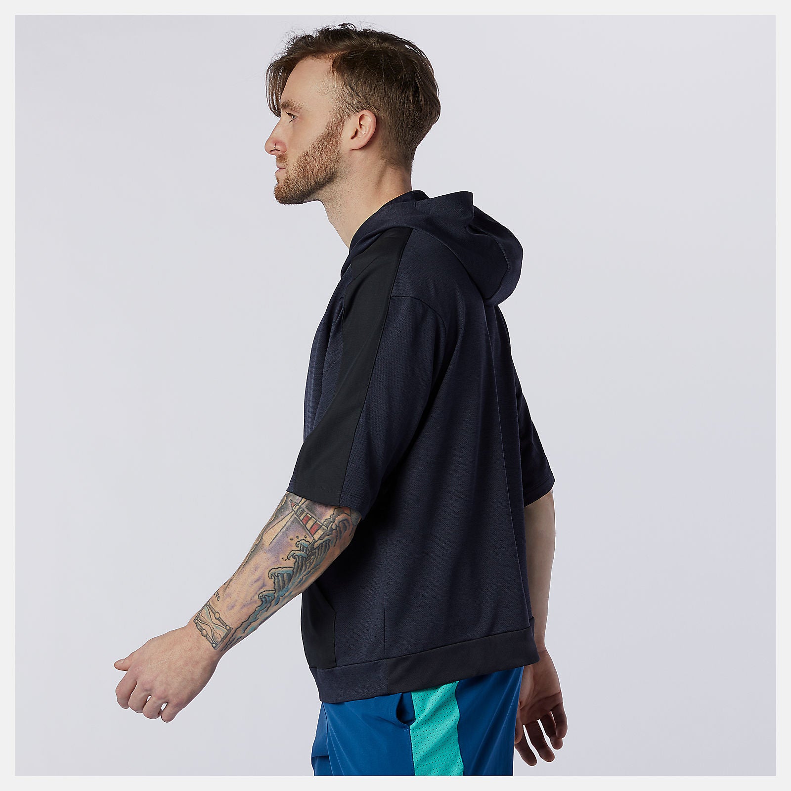 New Balance Hot sale - Tenacity Lightweight Knit Short Sleeve Hoodie