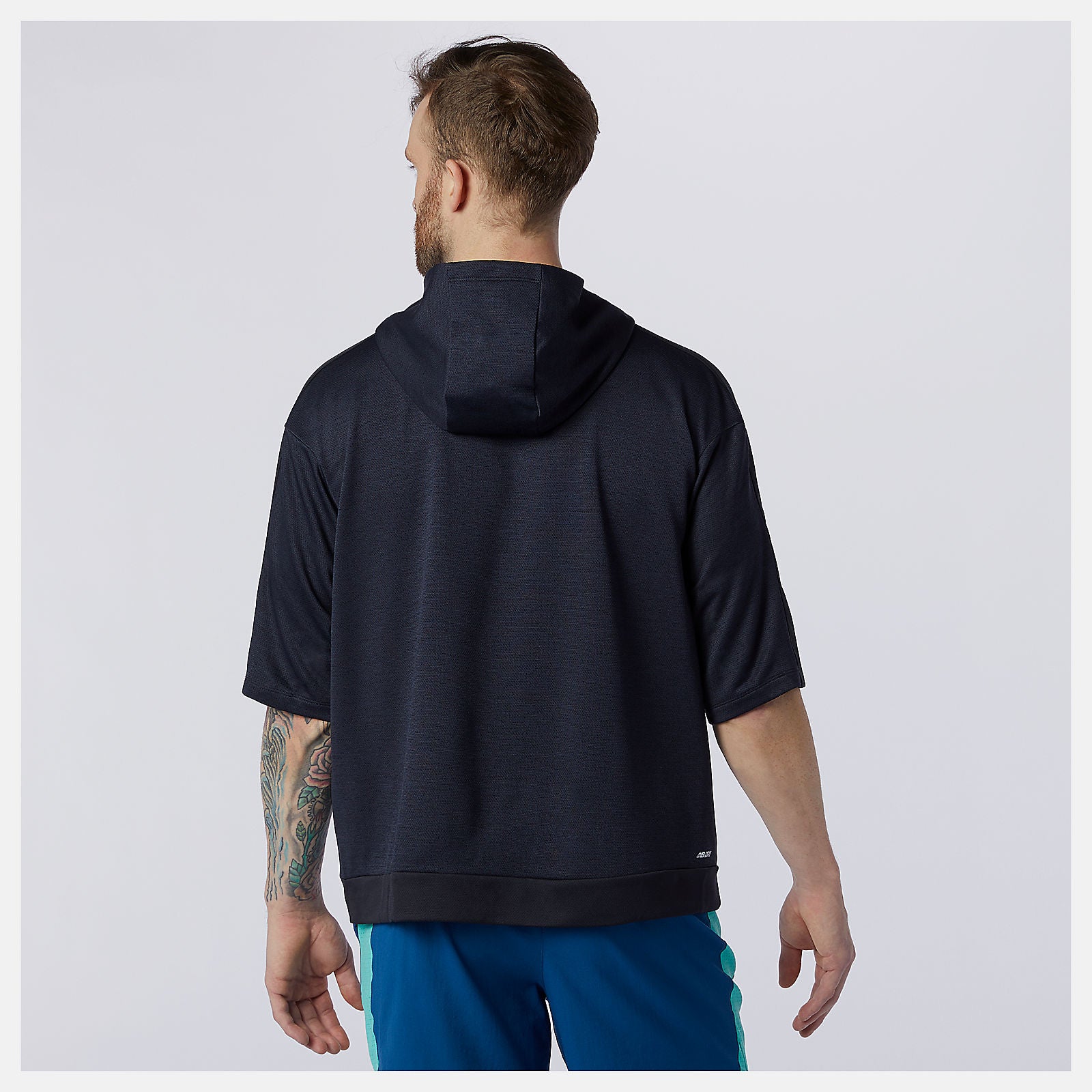 New Balance Hot sale - Tenacity Lightweight Knit Short Sleeve Hoodie